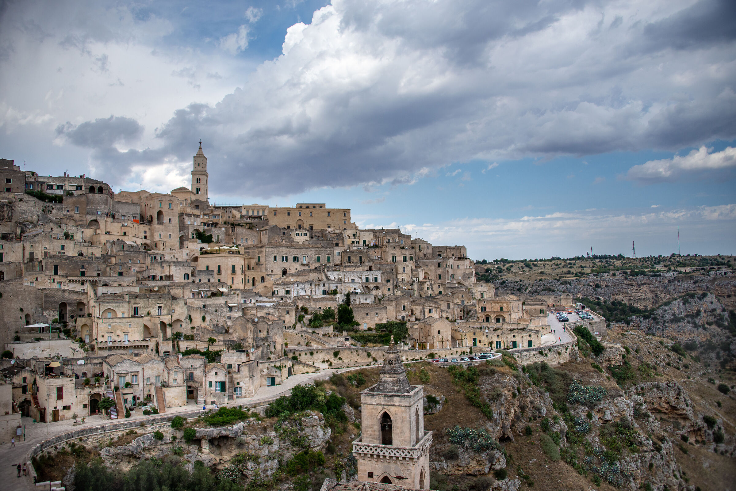 Matera - Panoramic view from the Caveoso stone