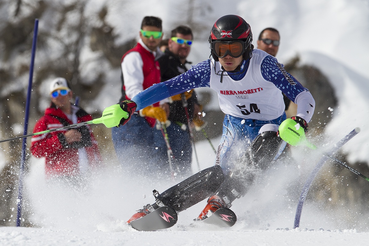 Slalom a Courmayeur