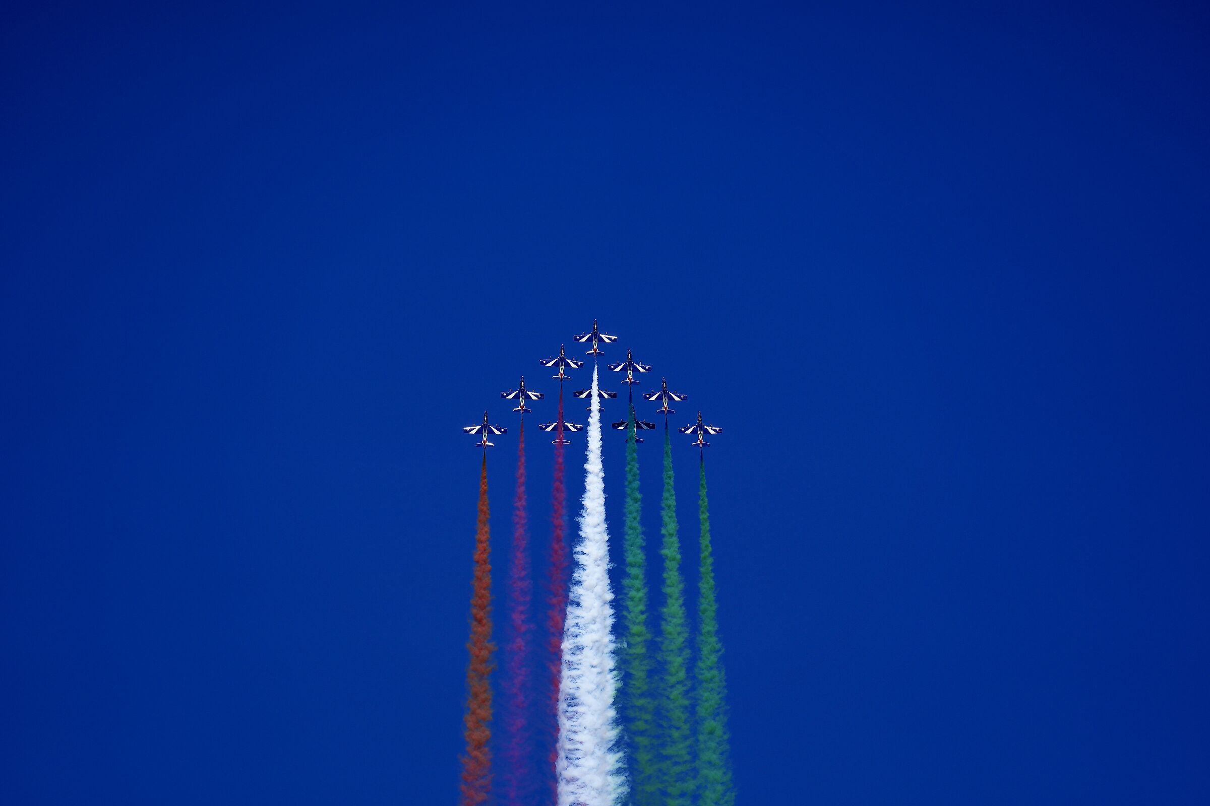 Le Frecce Tricolore - la formazione completa