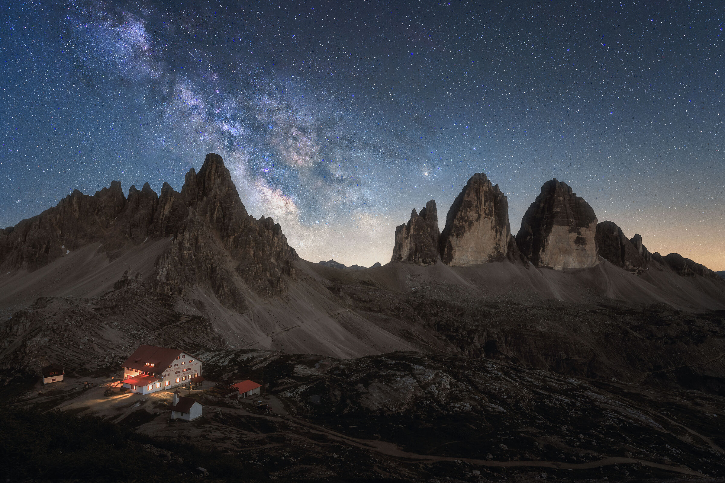Night at 3 Cime di Lavaredo