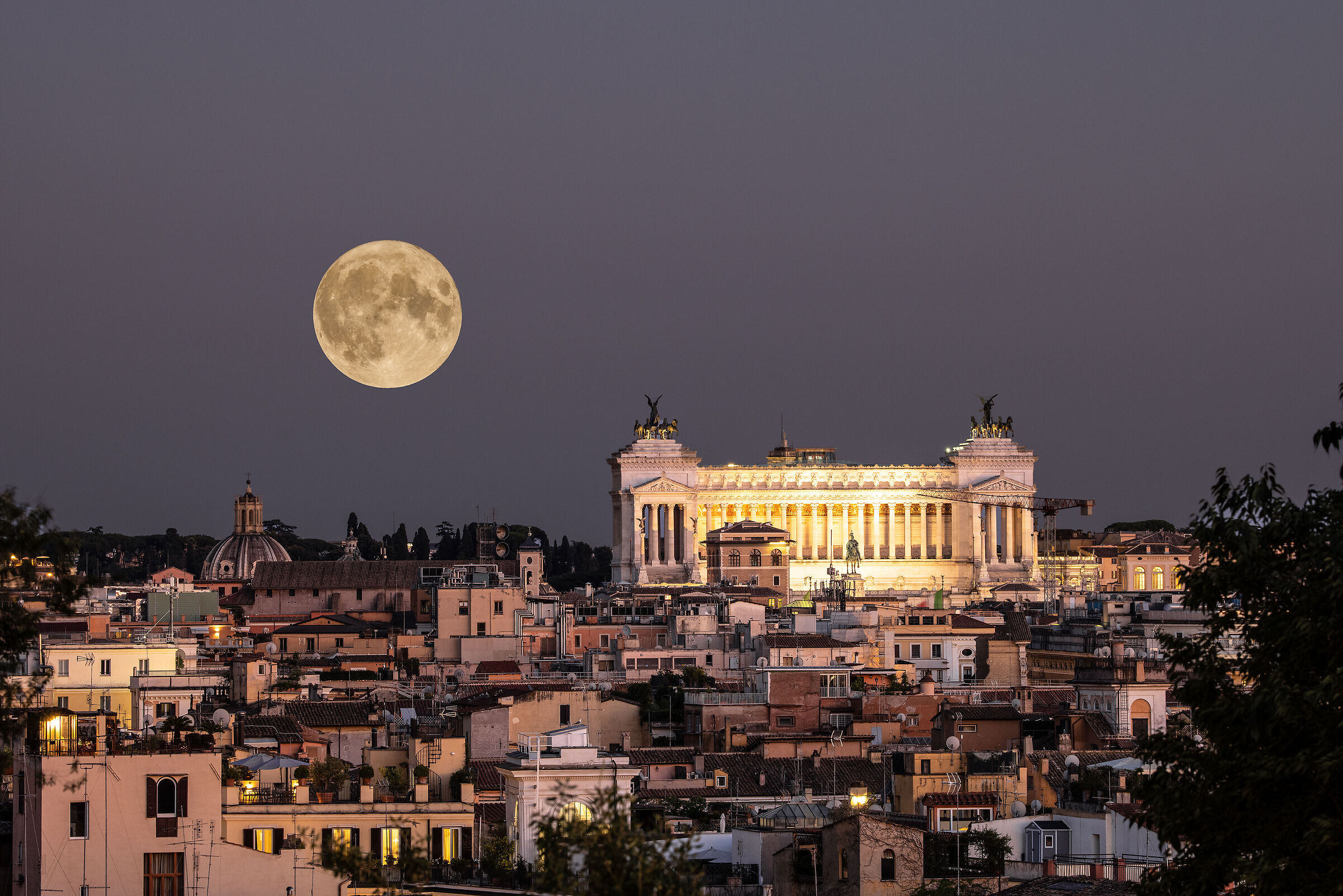 Playing with the moon