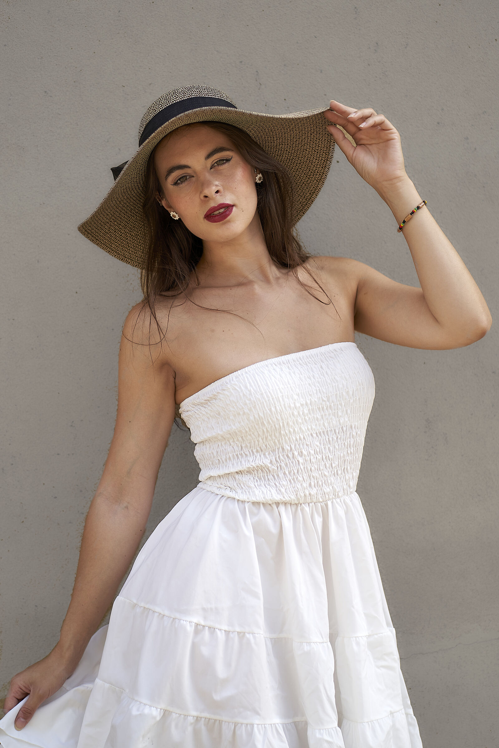 La donna col cappello