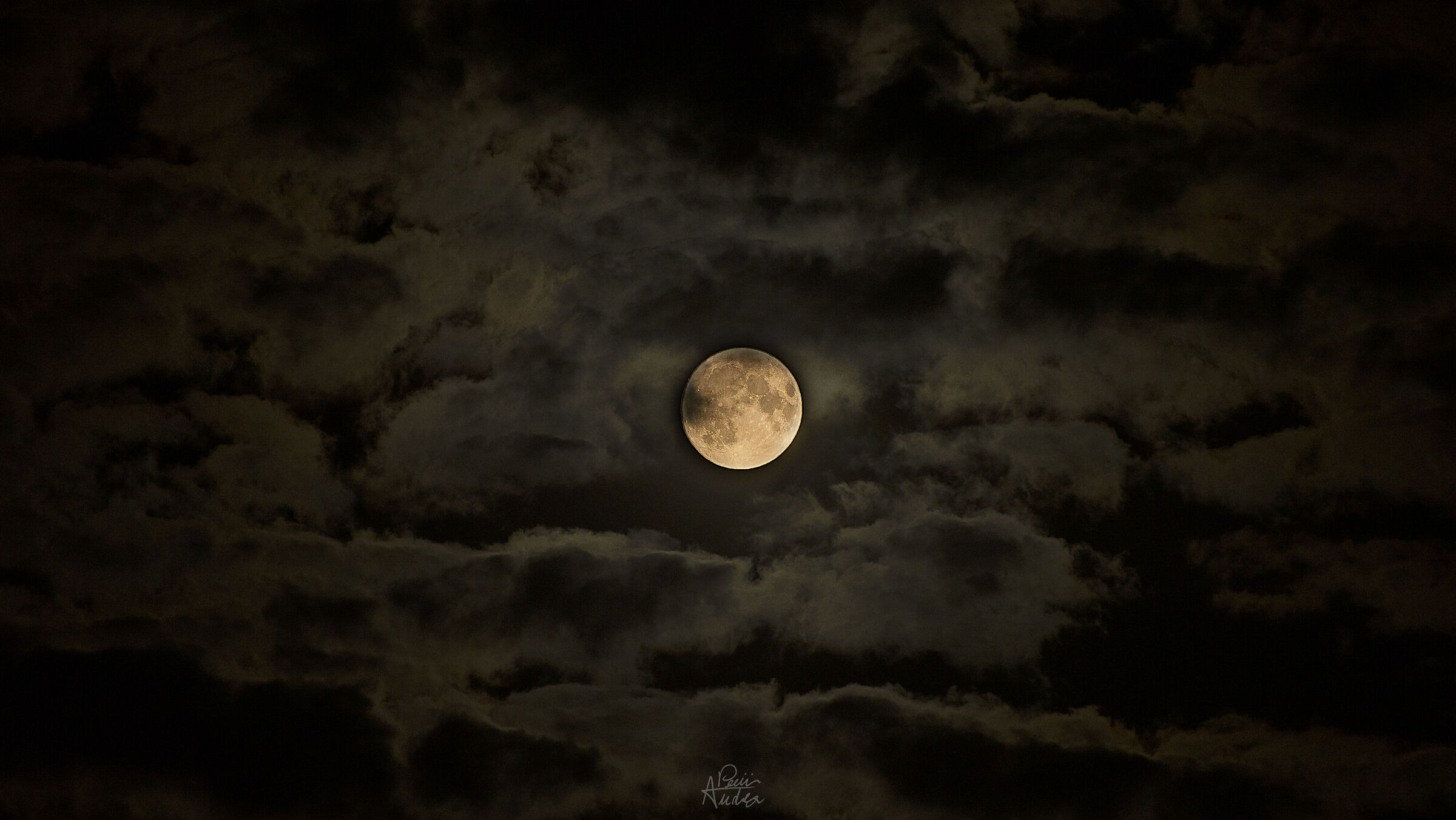Deer supermoon