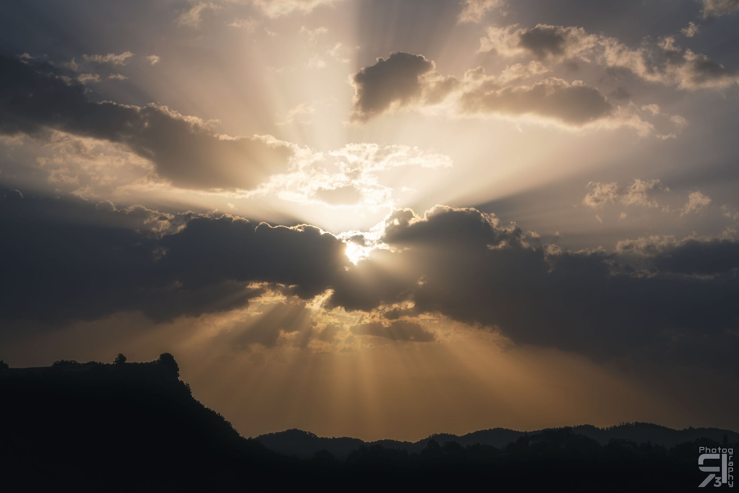 Sunrise from the terrace of the house