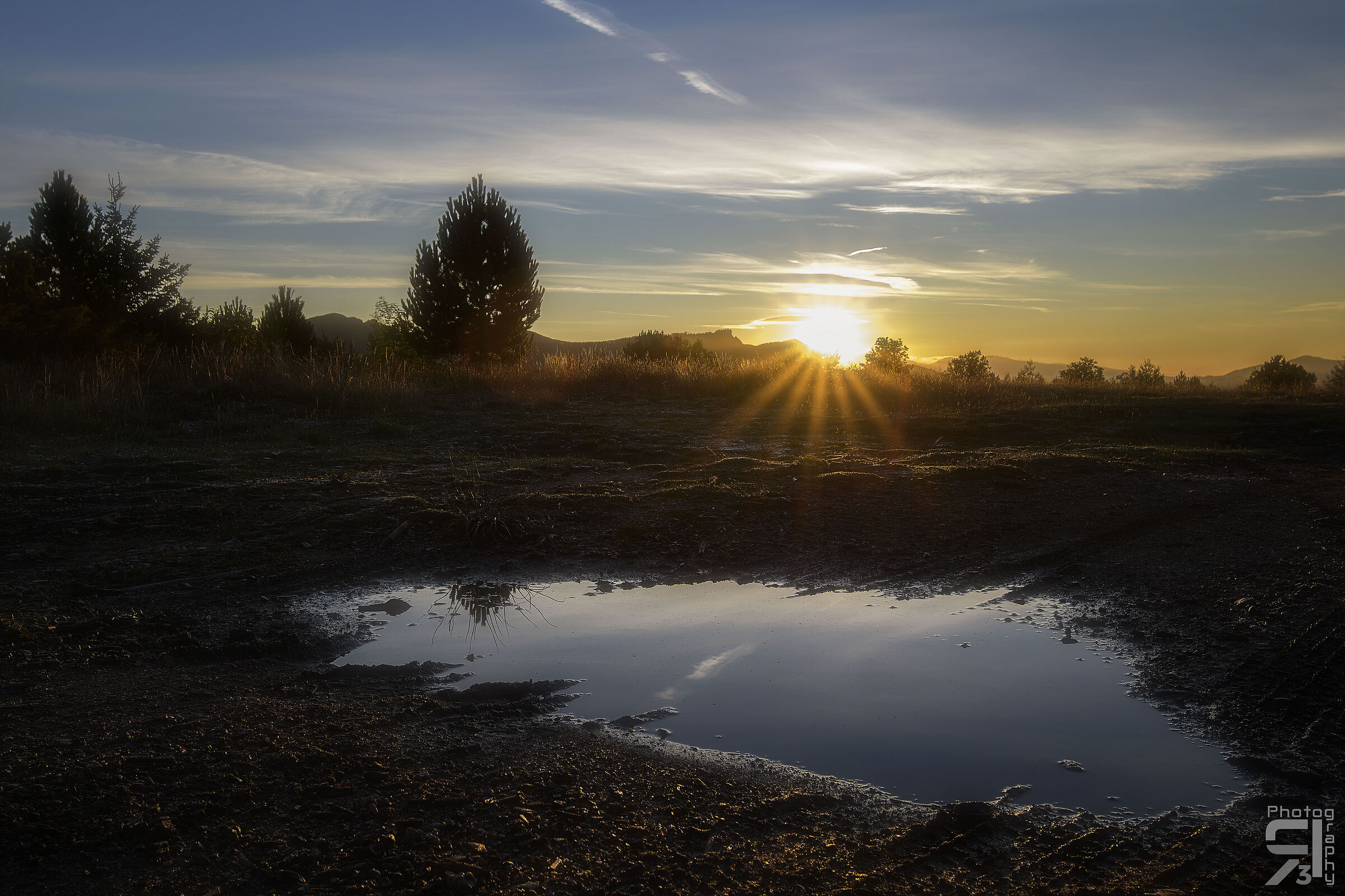 Alba con riflessi