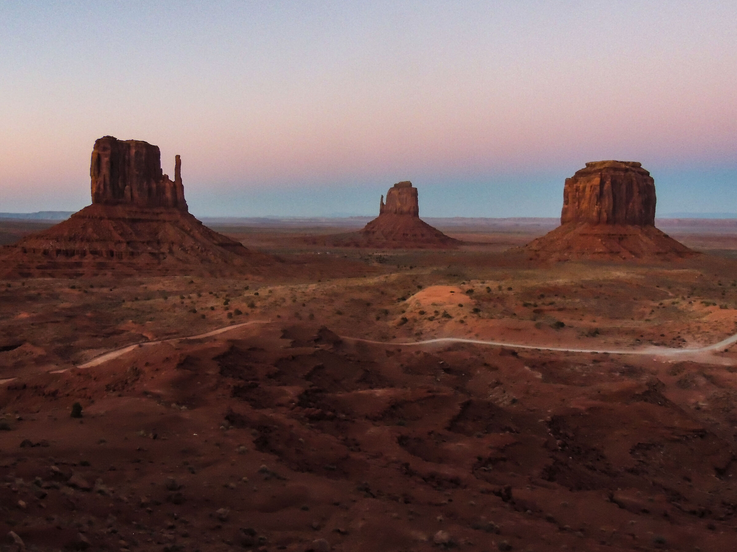 Monument Valley tramonto