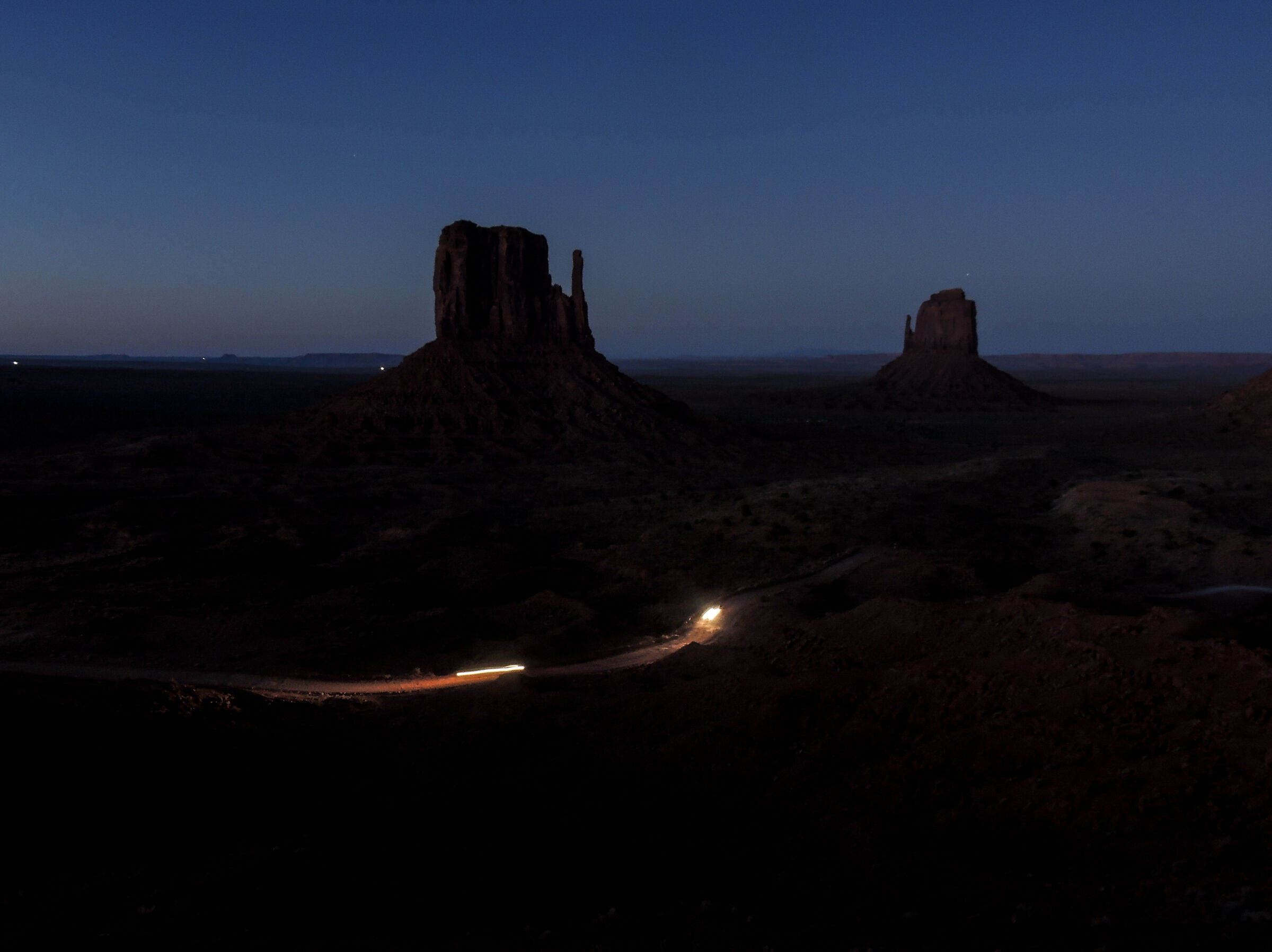 Monument Valley tramonto