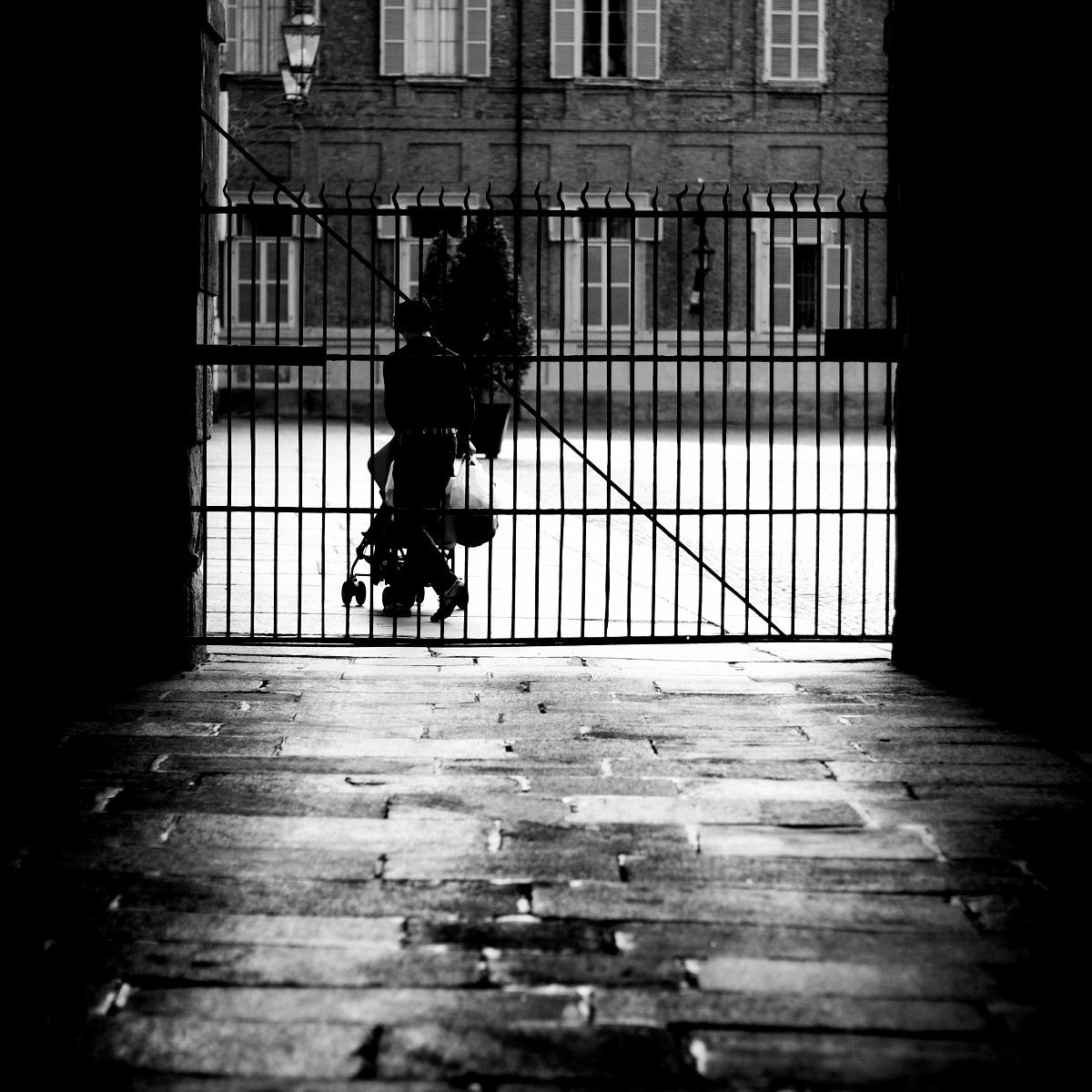 Through the gate ...