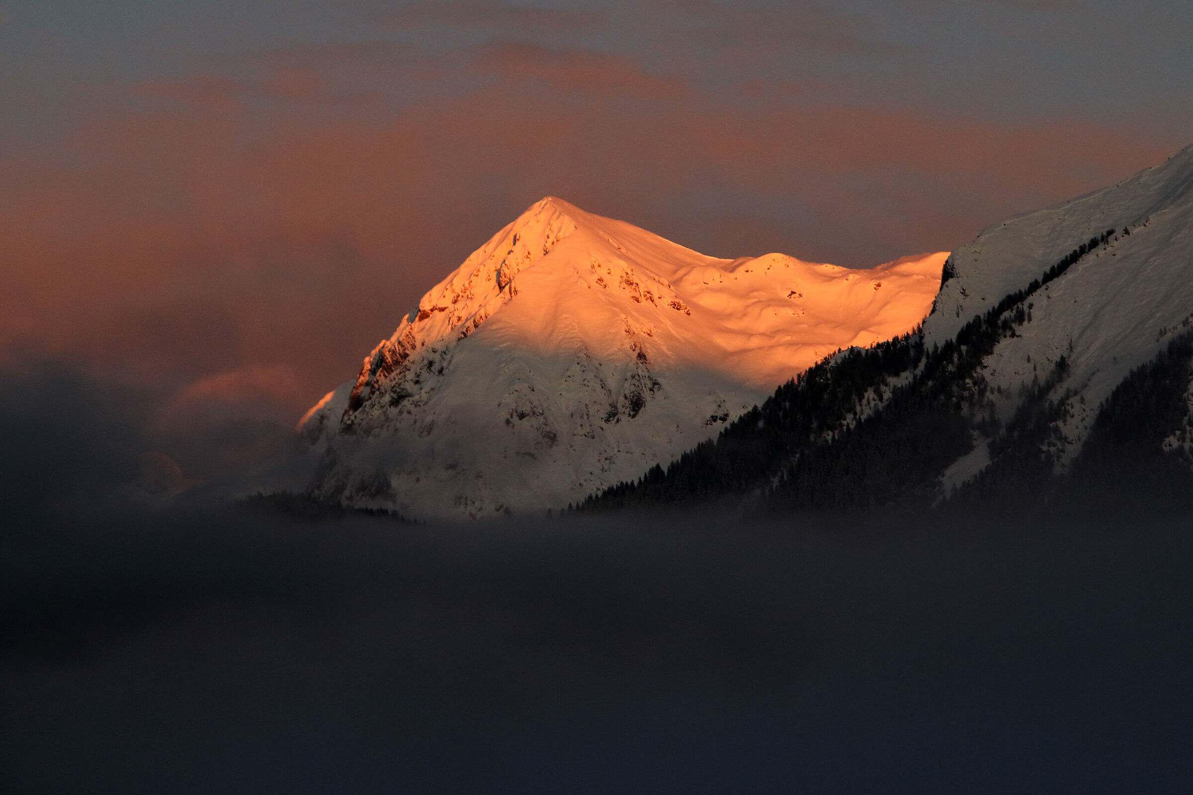 sunsets in the upper valley