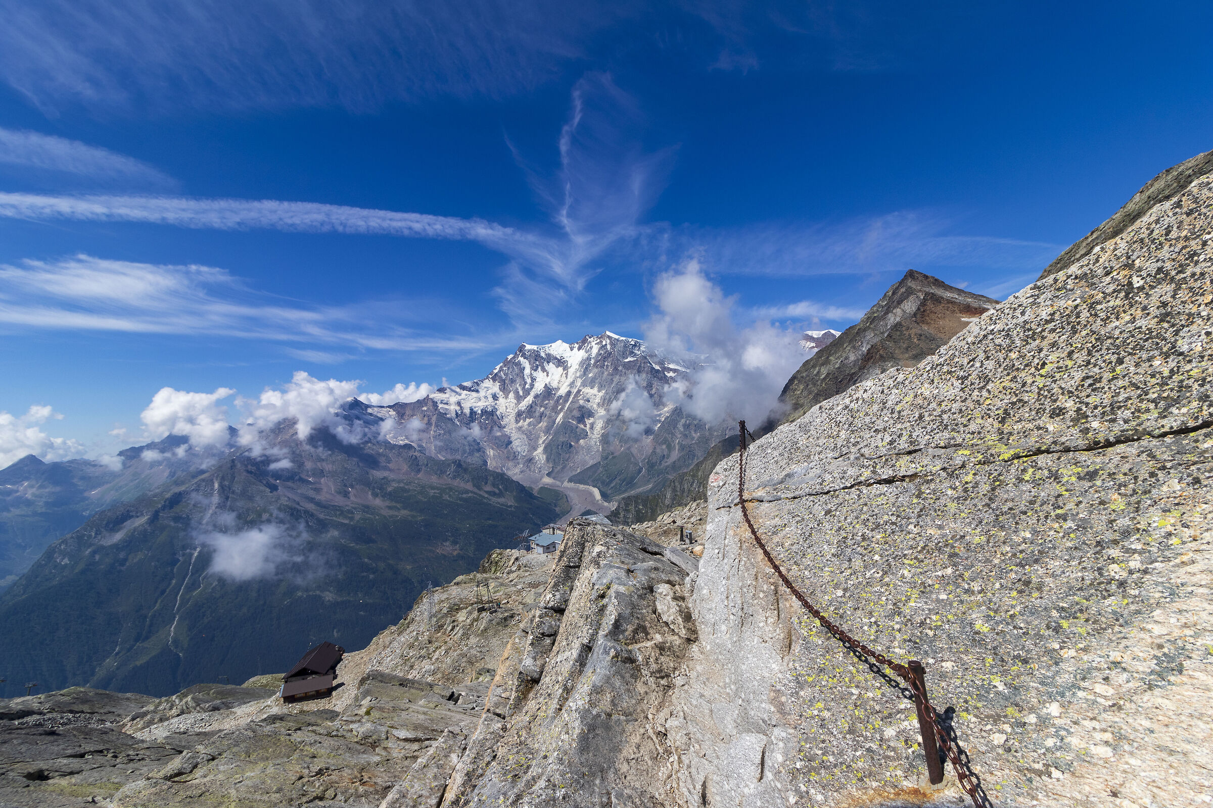 Monte Rosa from Madonna delle Nevi - Passo del Moro