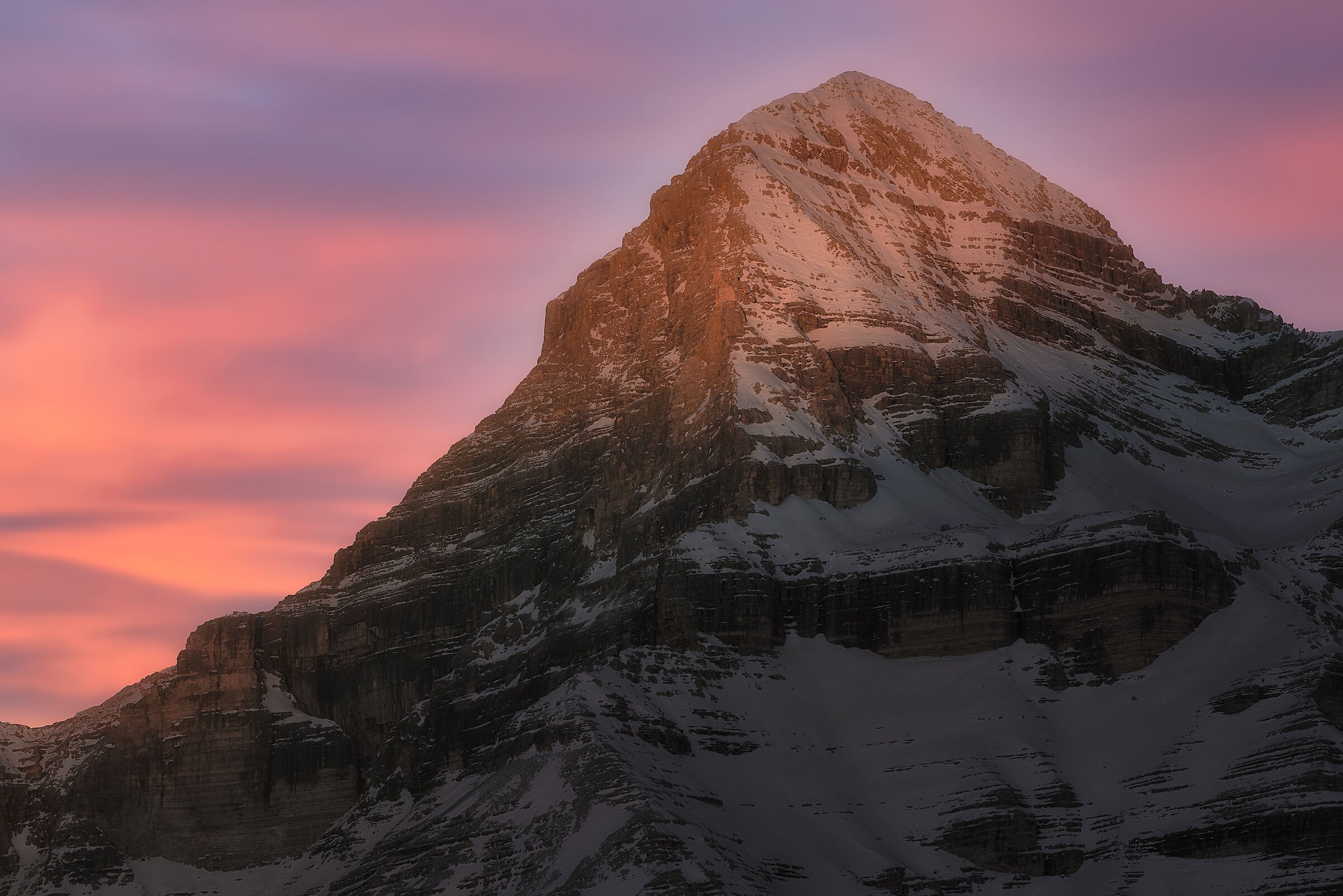 Tramonto monte Adamello