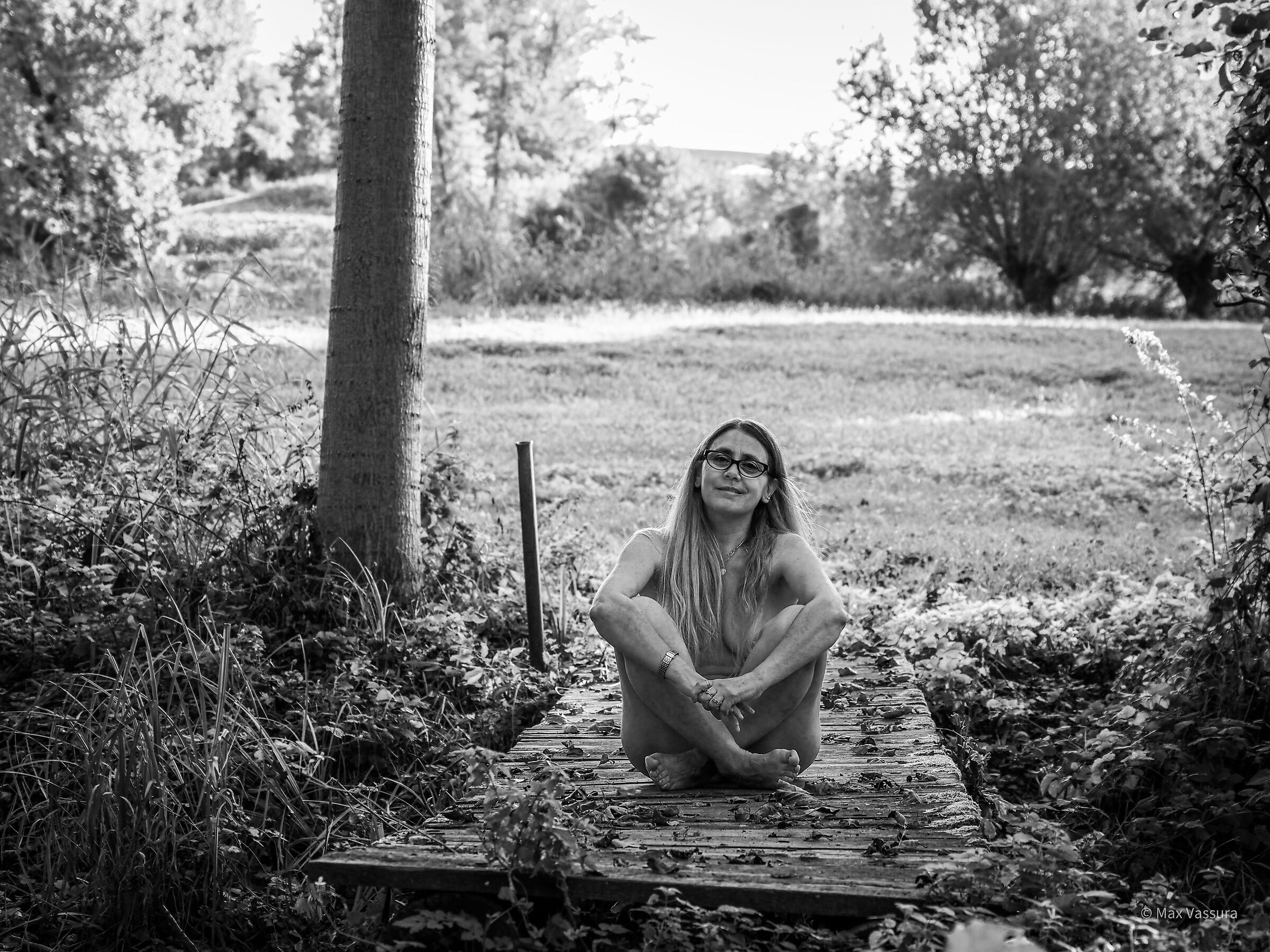 In the woods