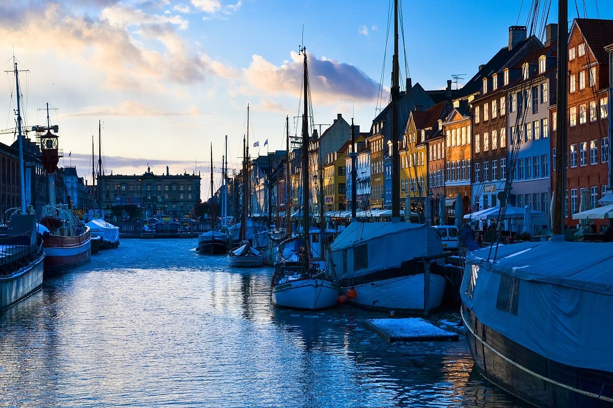 Nyhavn tramonto