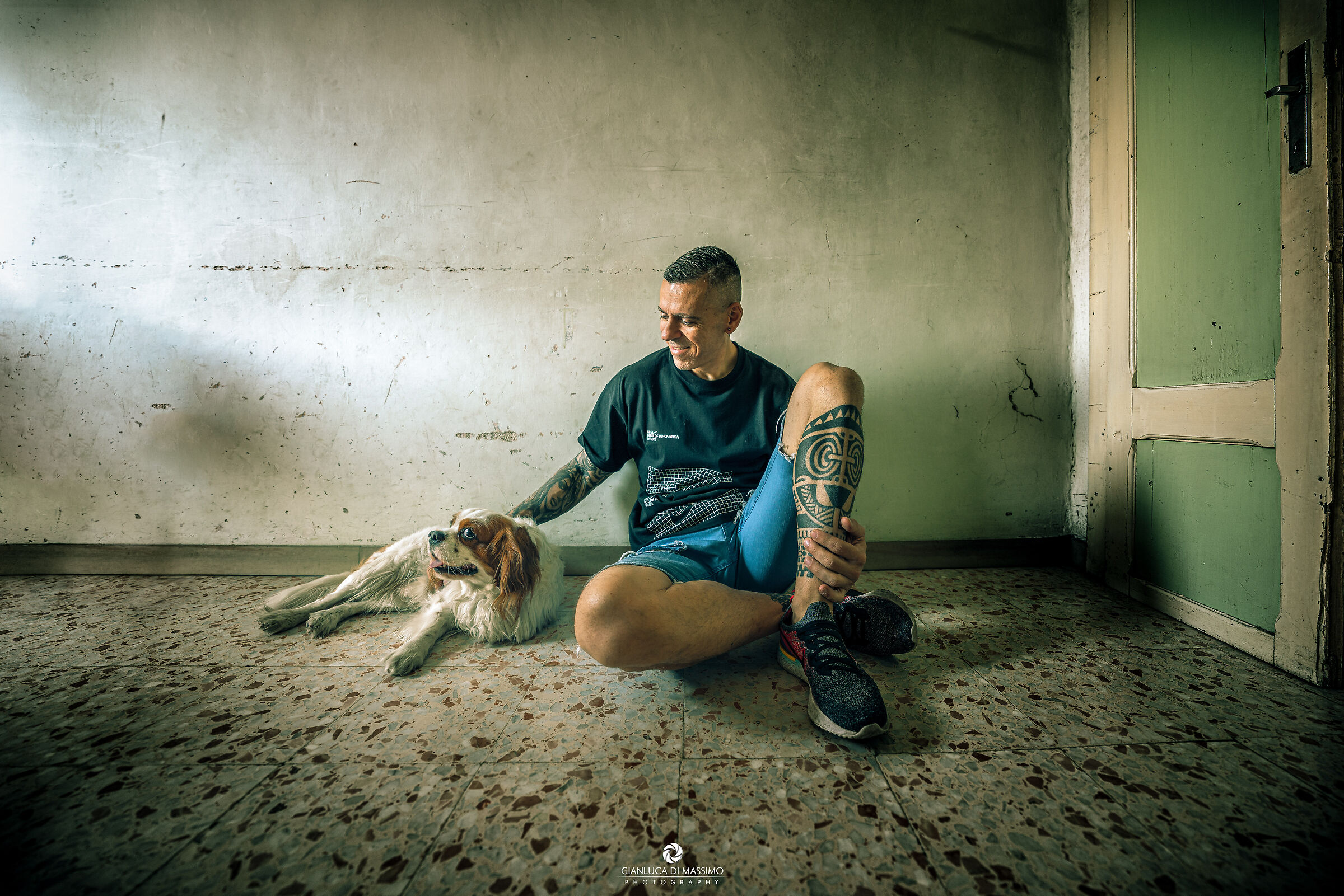 Self-portrait with Dog