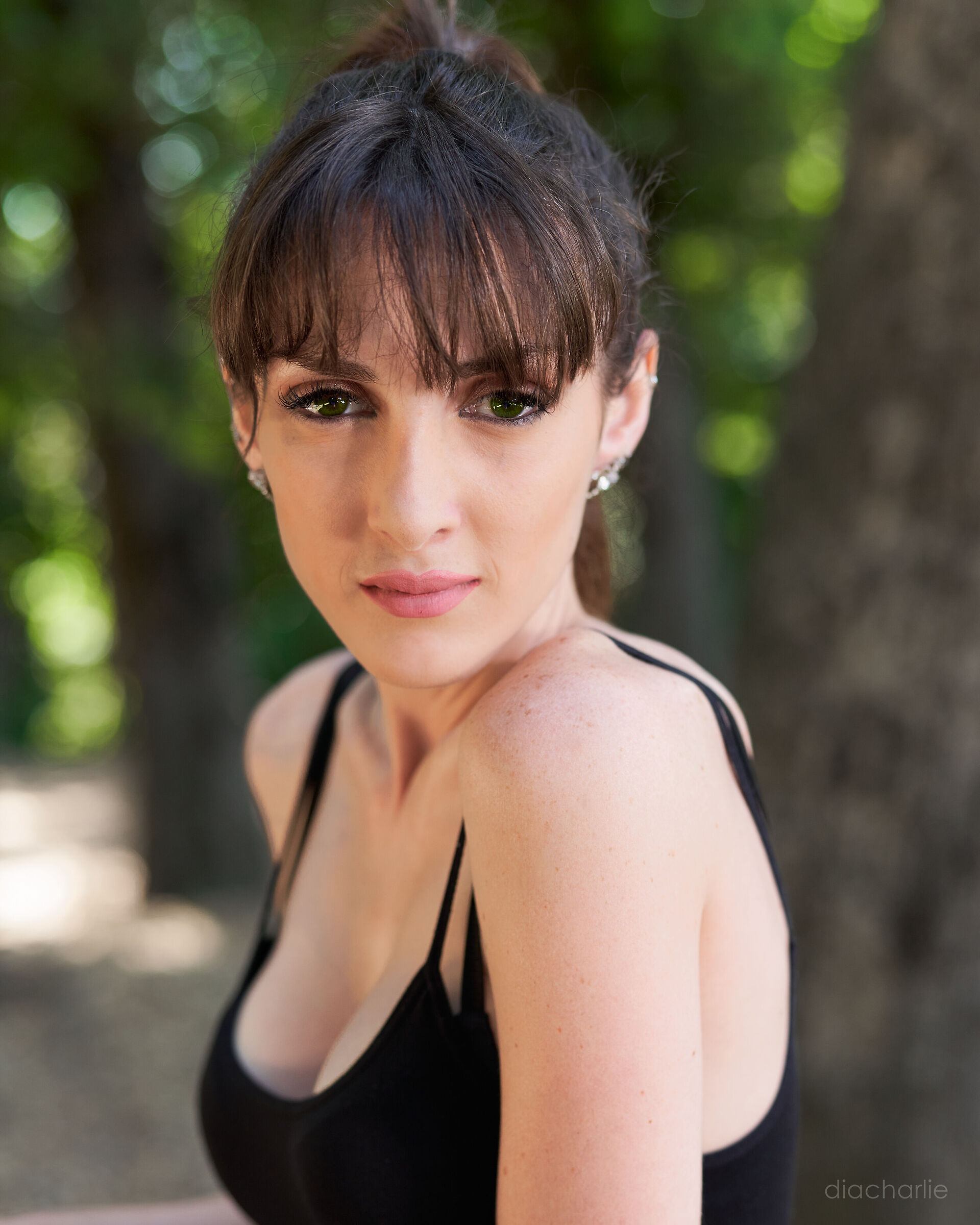 Viviana in the woods