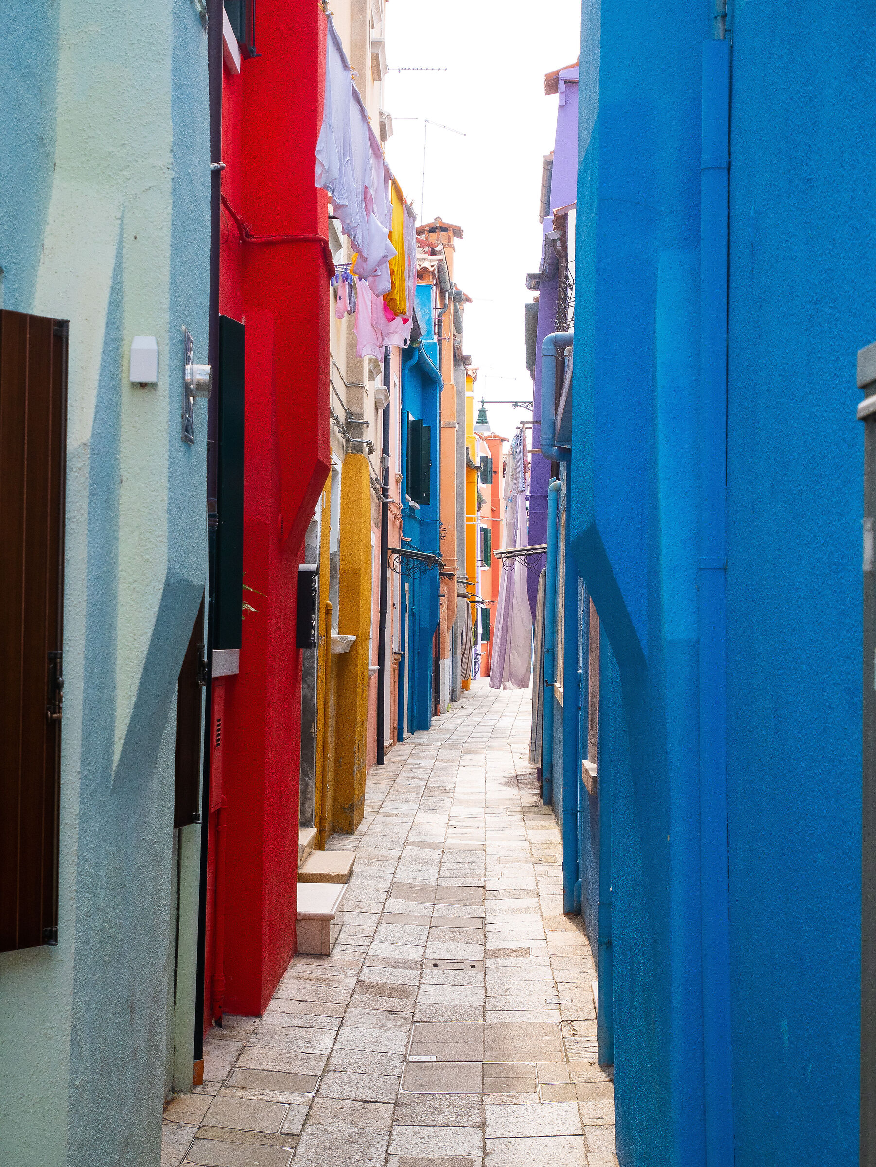 Colorful canyon in Burano