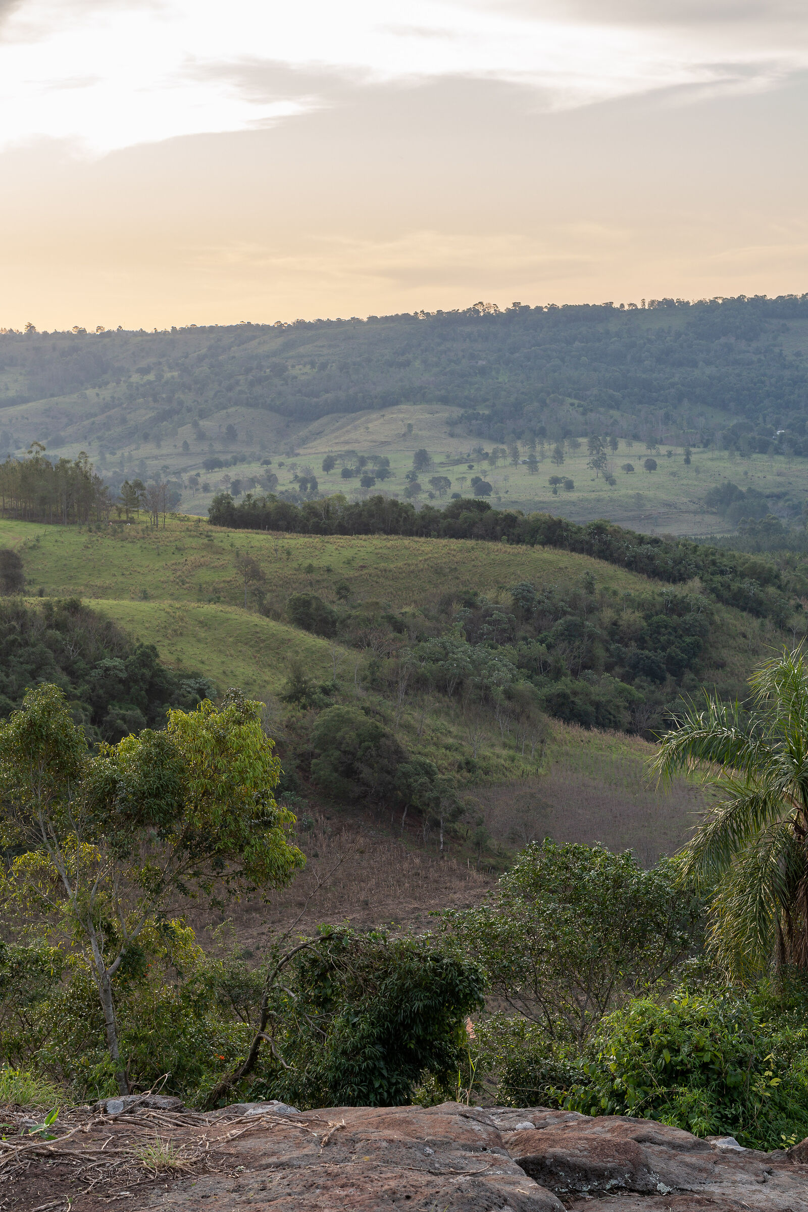 Vistas desde el Cerro Mbororé 3 -Misiones, Argentina-