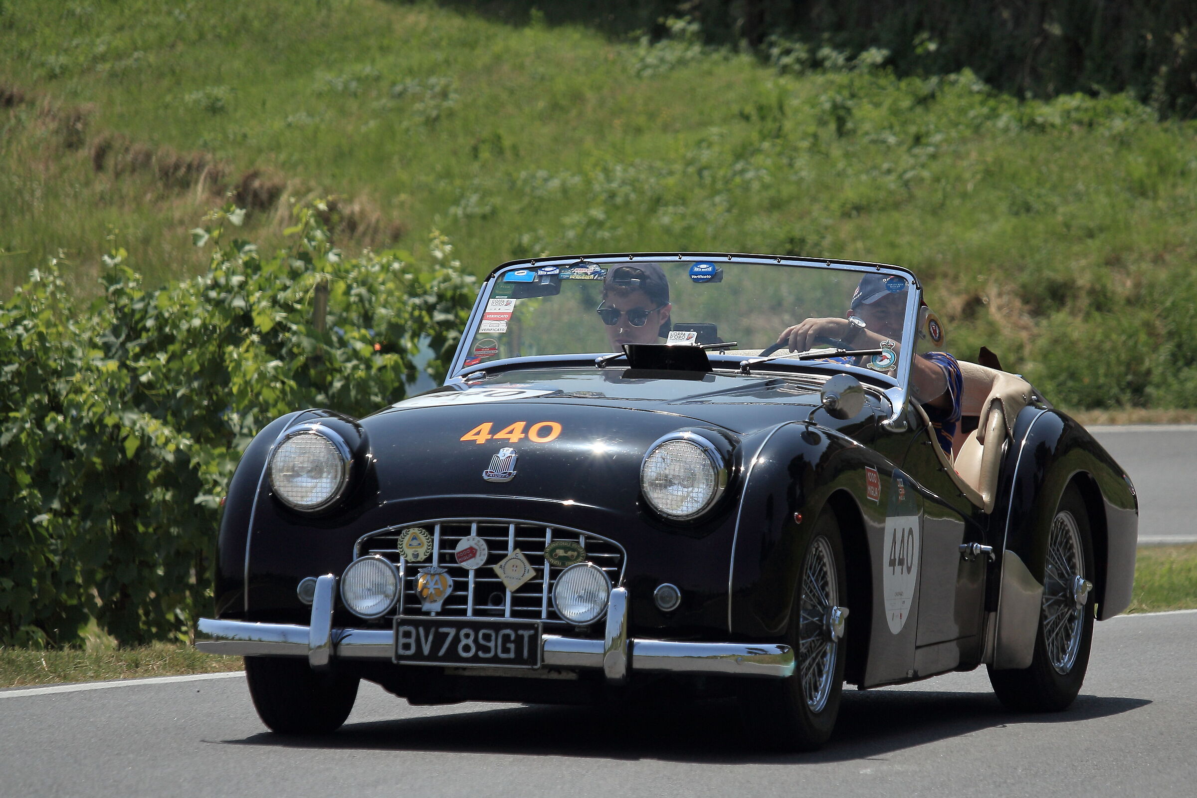 triumph - tr3 sports - 1957