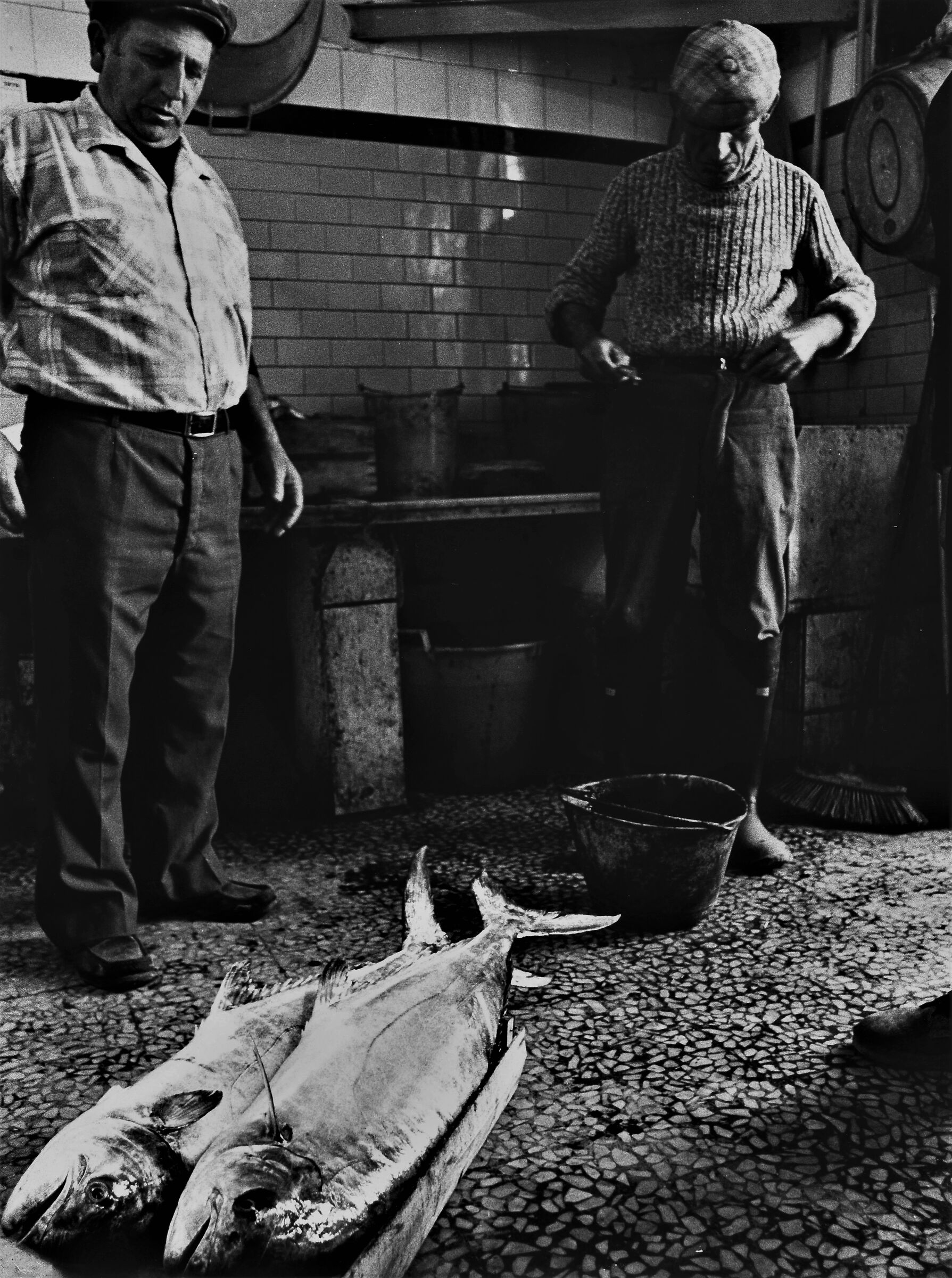 Asta del pesce a Scoglitti, 1970