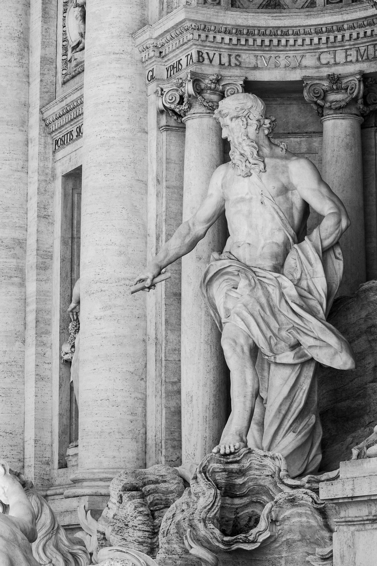 Trevi Fountain - Detail
