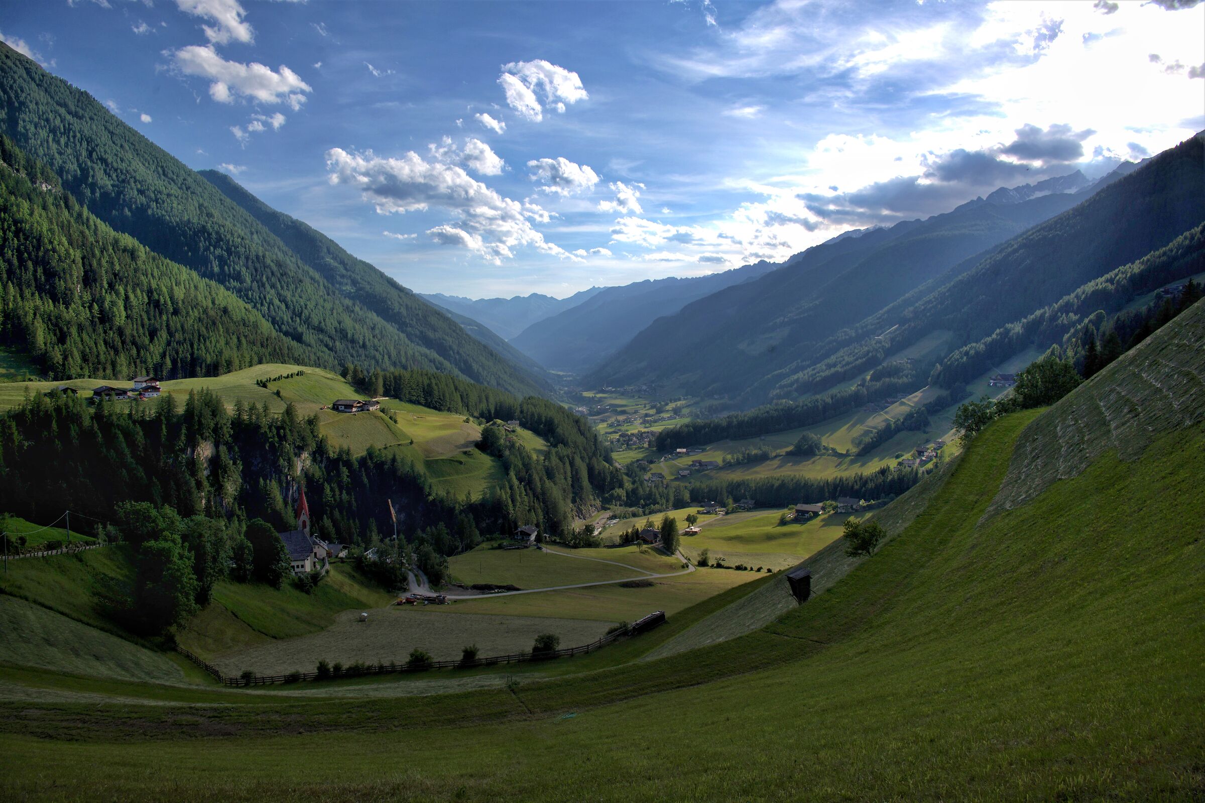 Villa Aurina looking south
