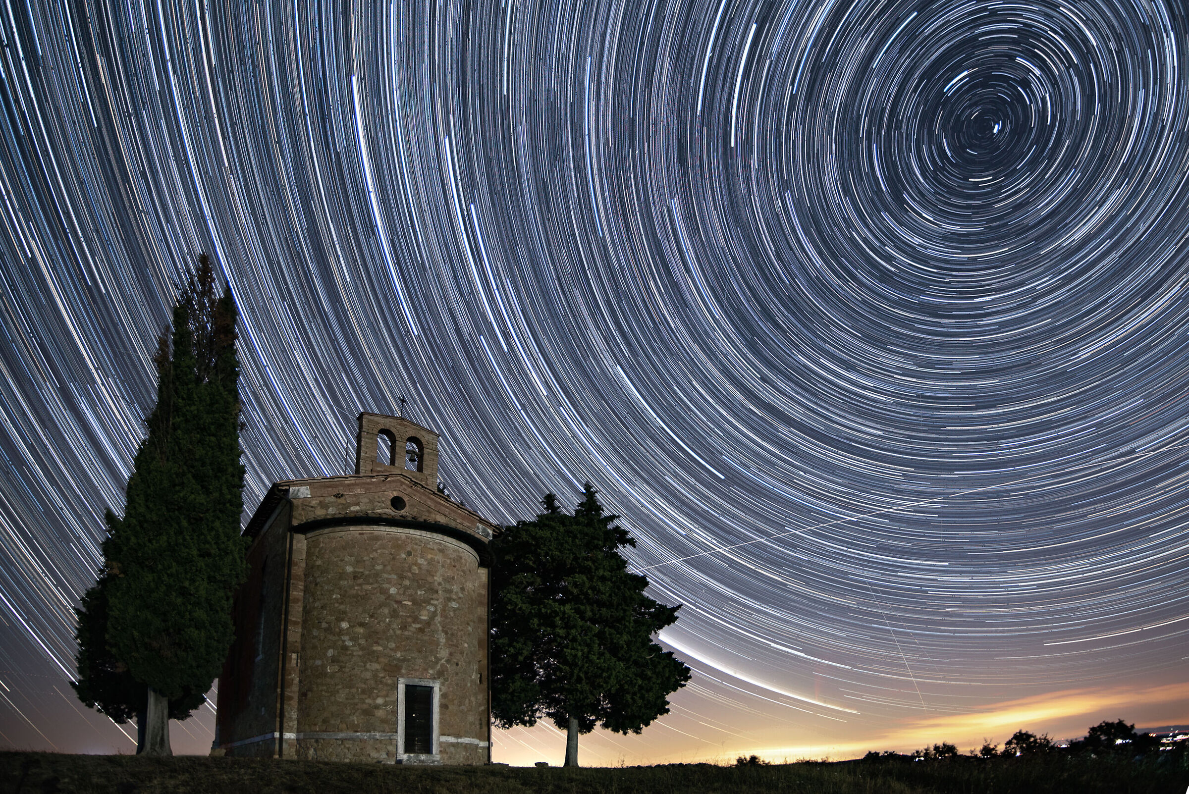 Startrail in Vitaleta