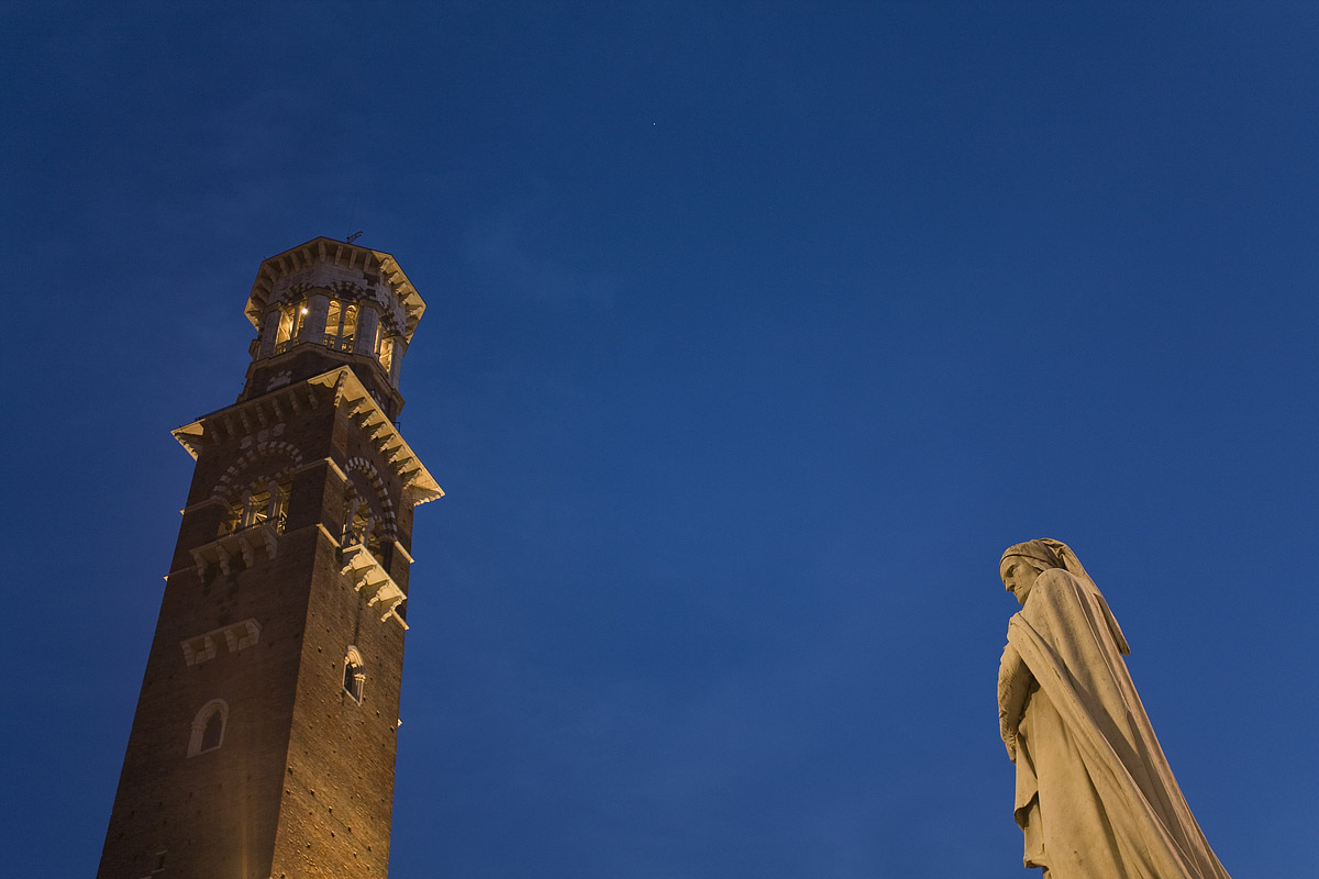 Torre dei Lamberti and Dante