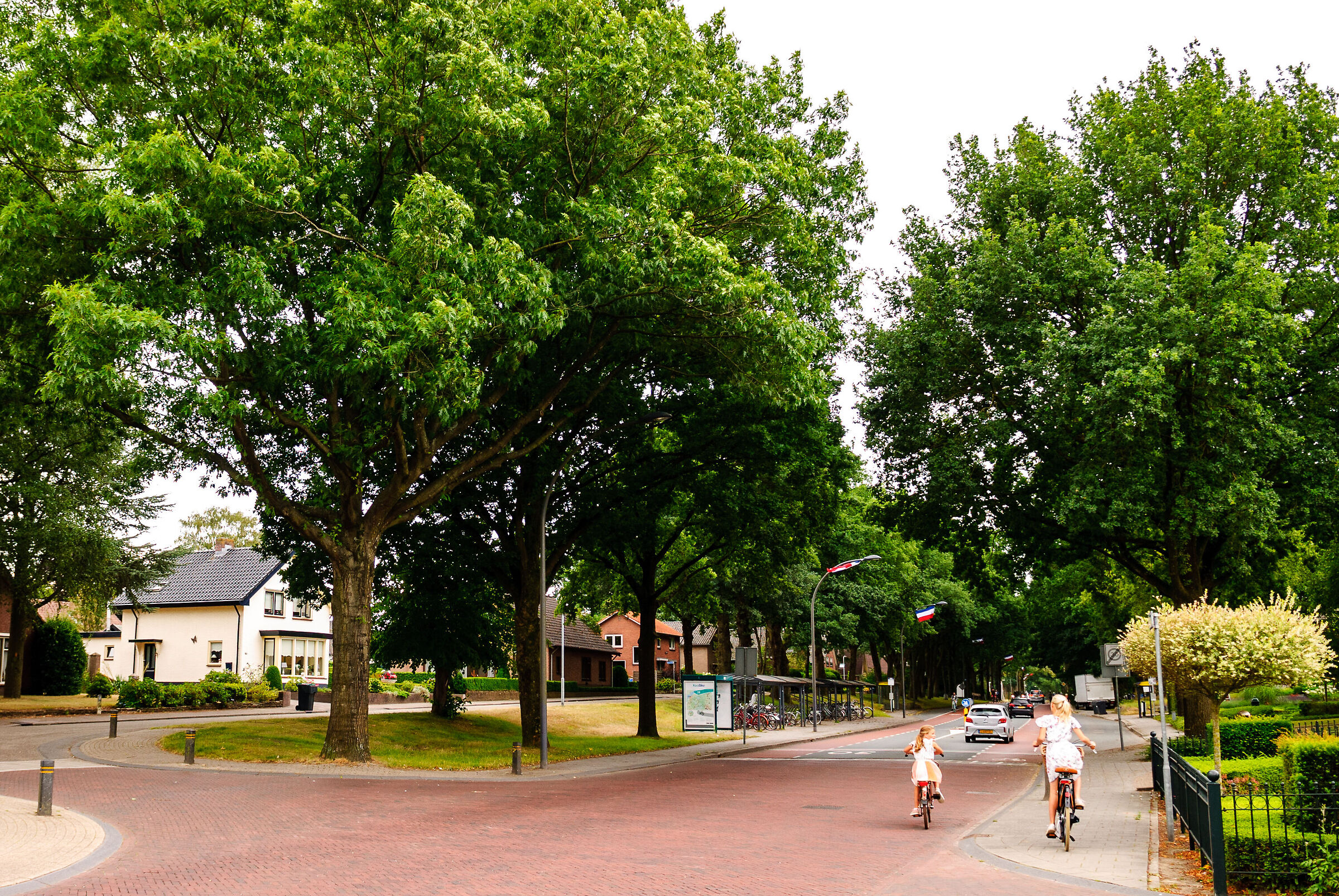 Typical street life in Elspeet