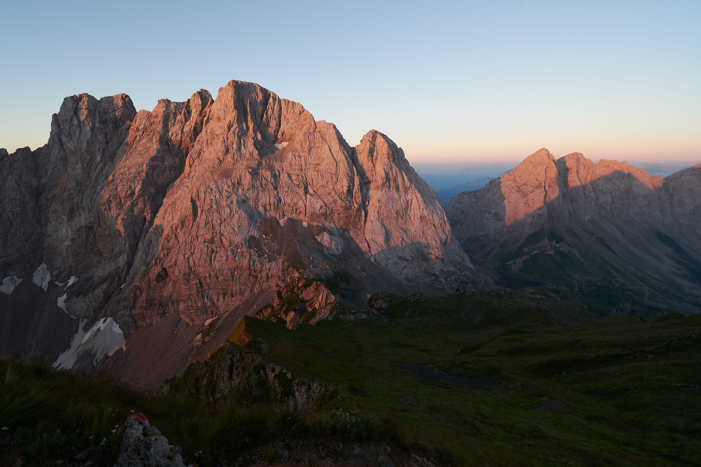 Prime luci sul Coglians/Volaja