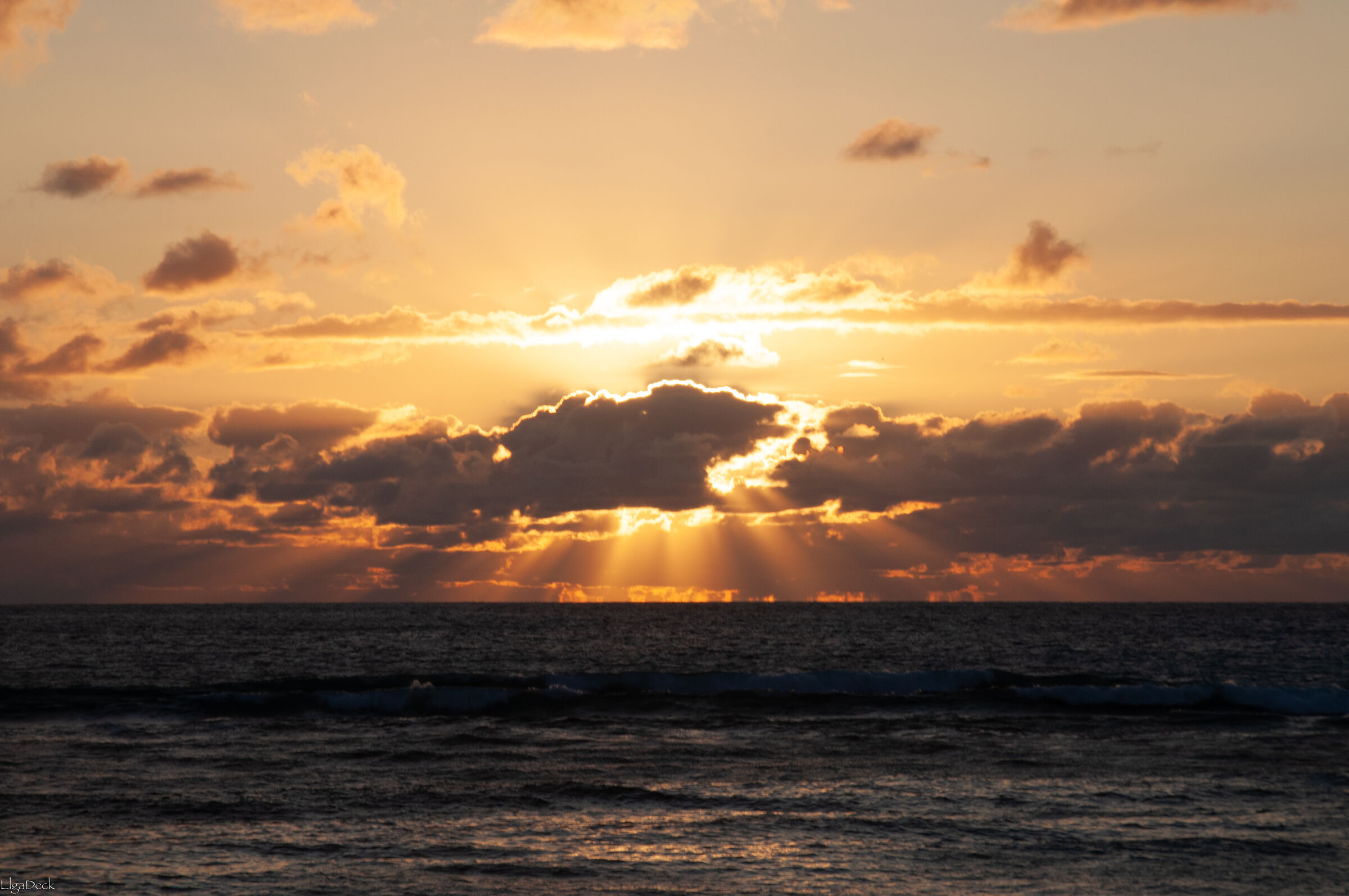 Sunset on Capbreton