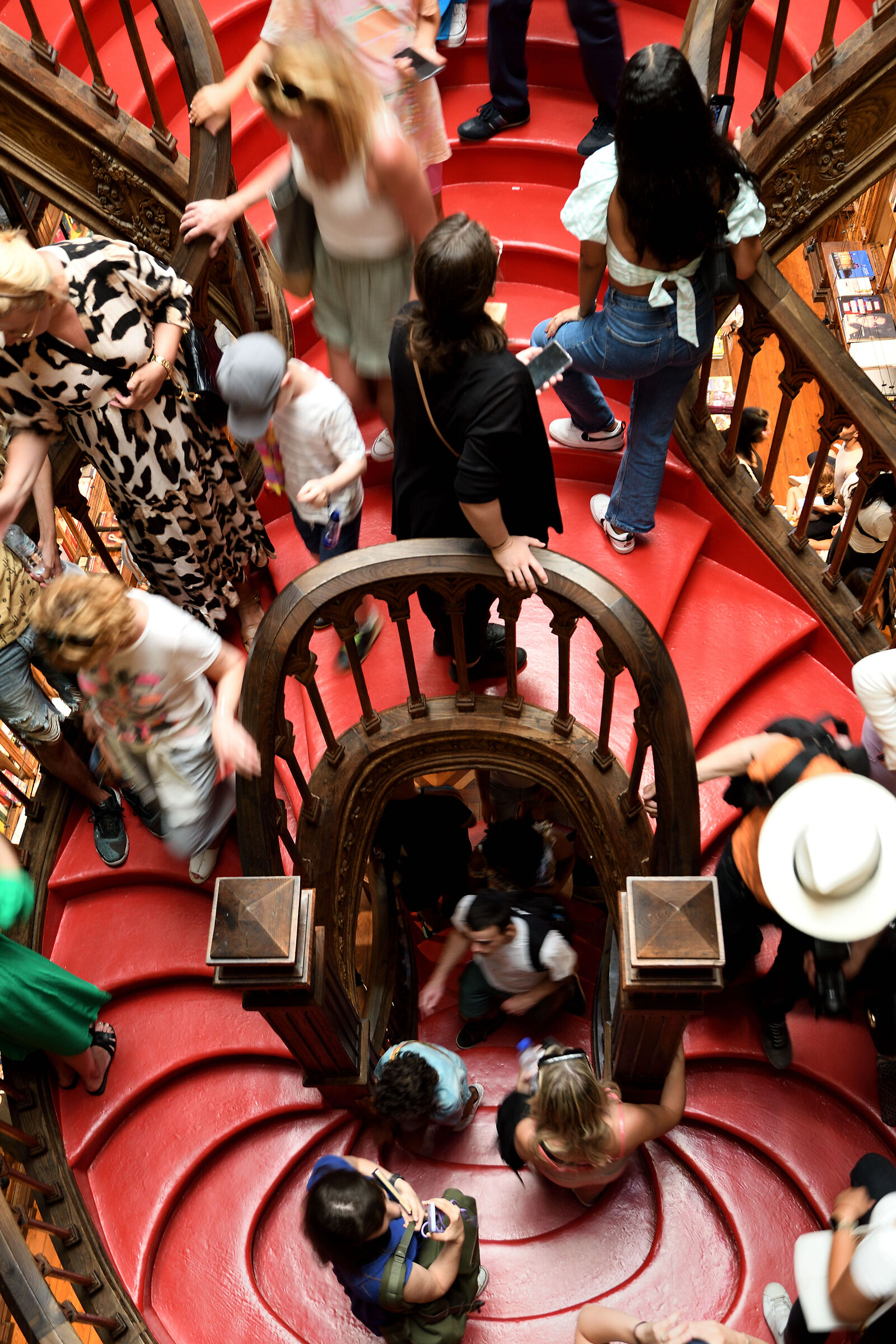 Traffic at the roundabout