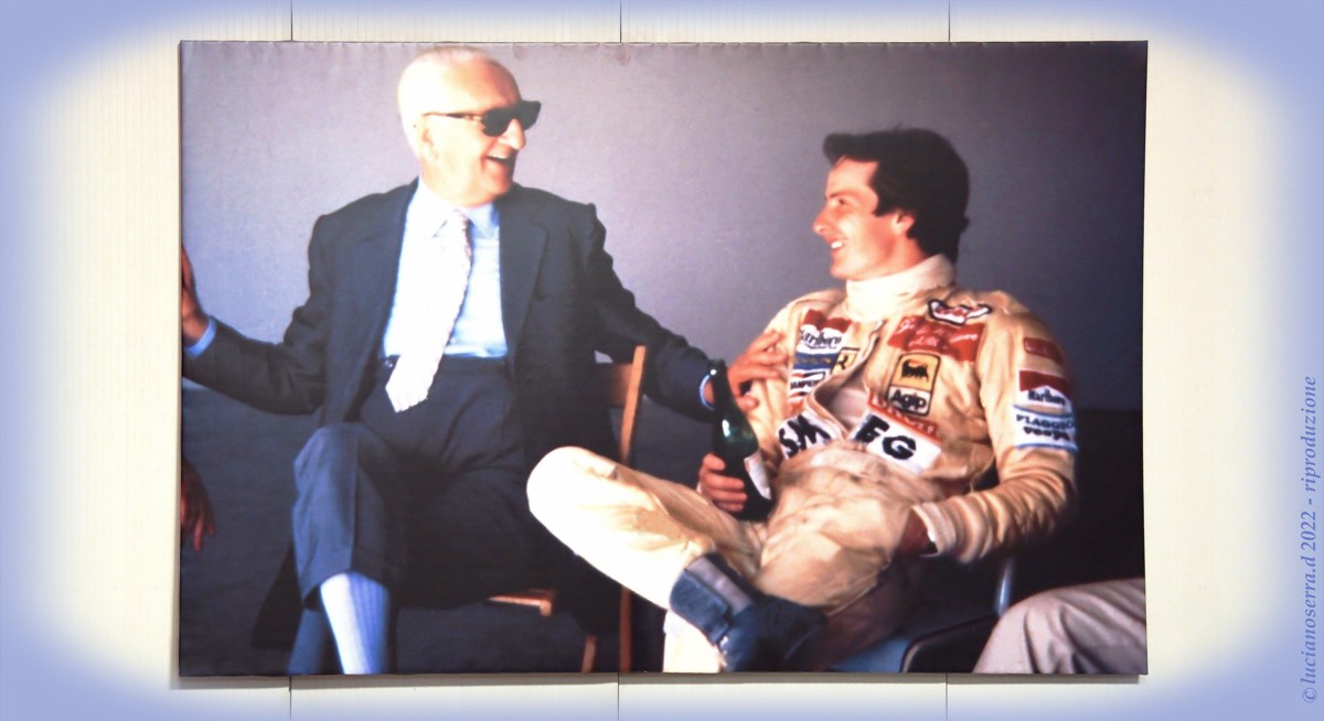 "Il Drake" Enzo Ferrari e Gilles Villeneuve - 1980