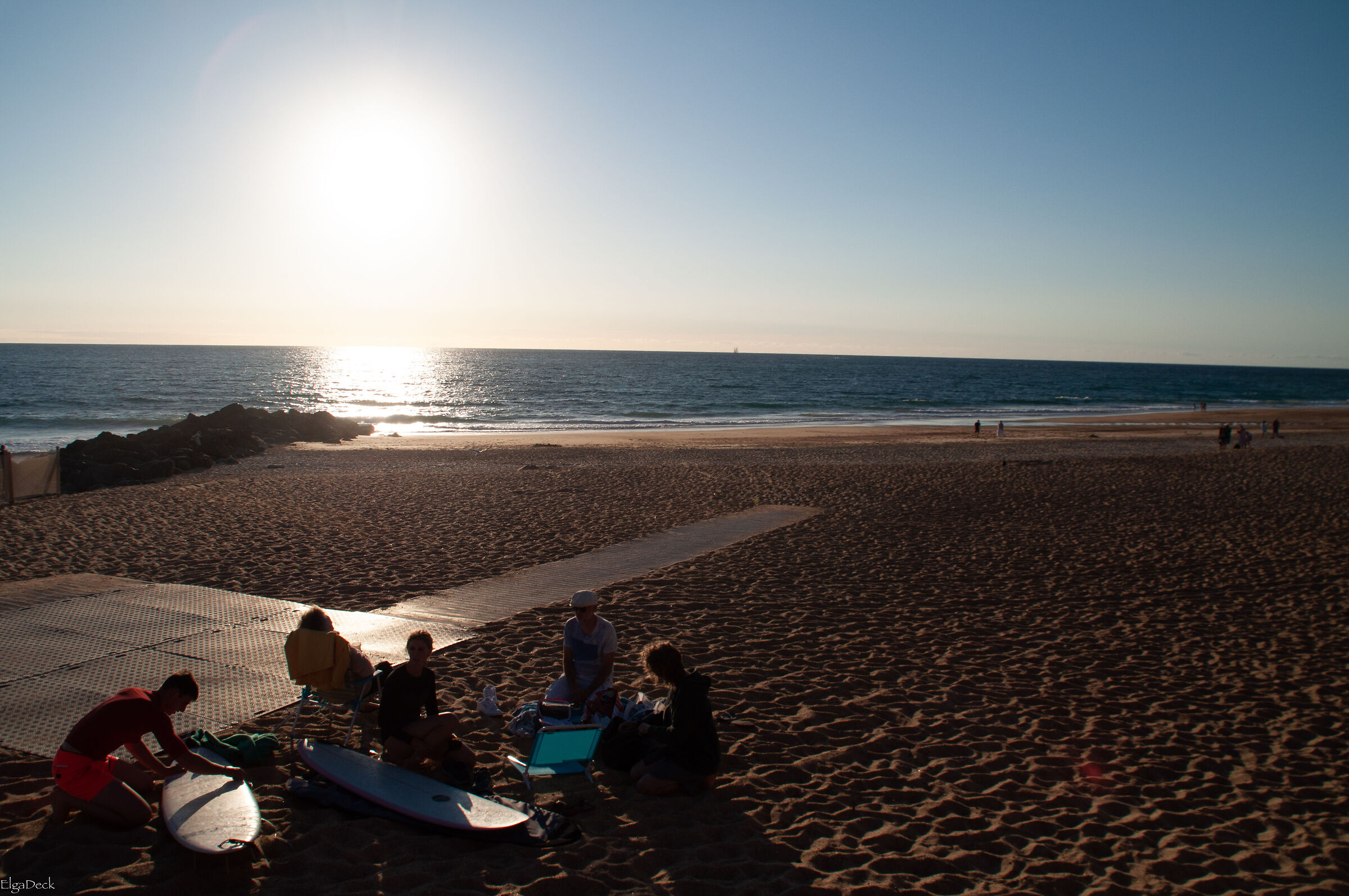 Surfing session