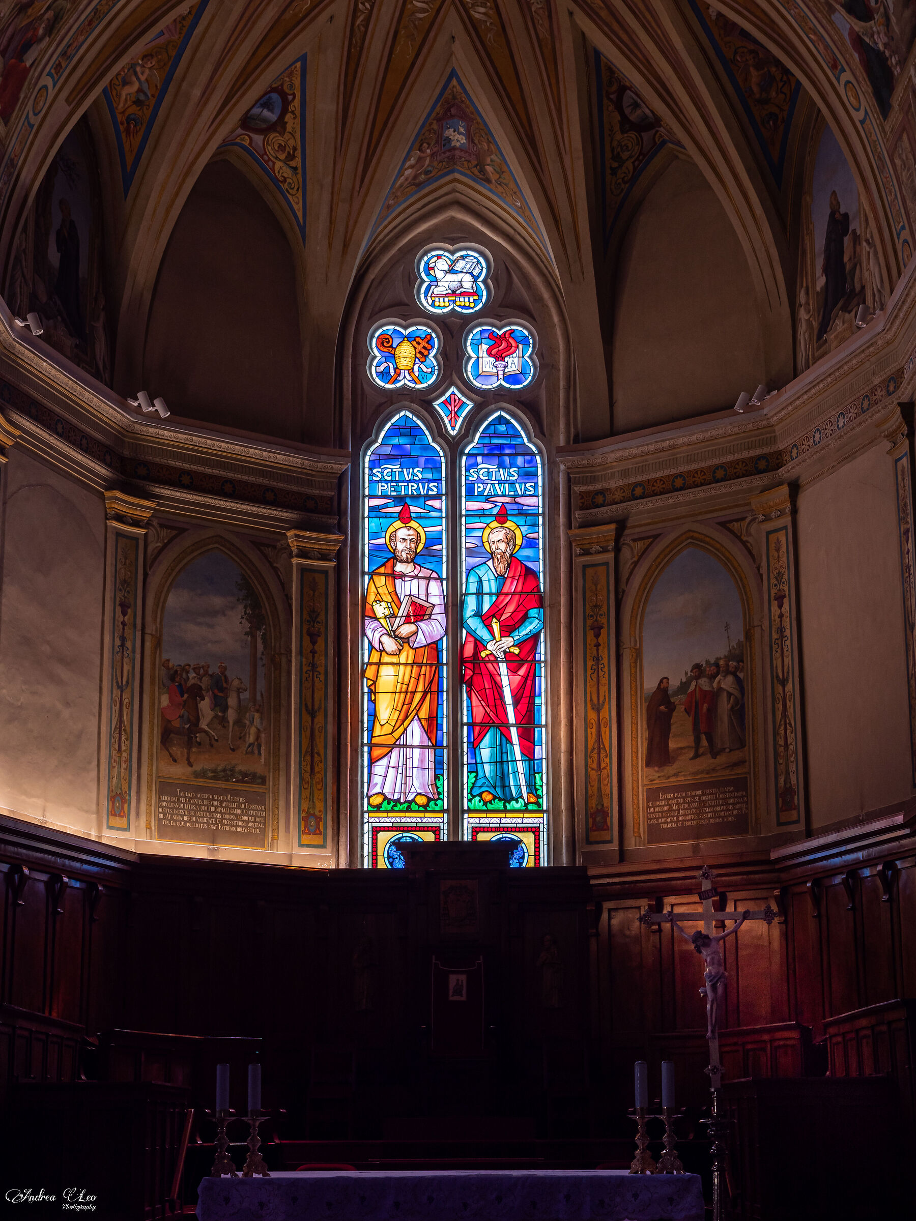 Cattedrale dell'Achiro - Vetrata San Pietro e San Paolo