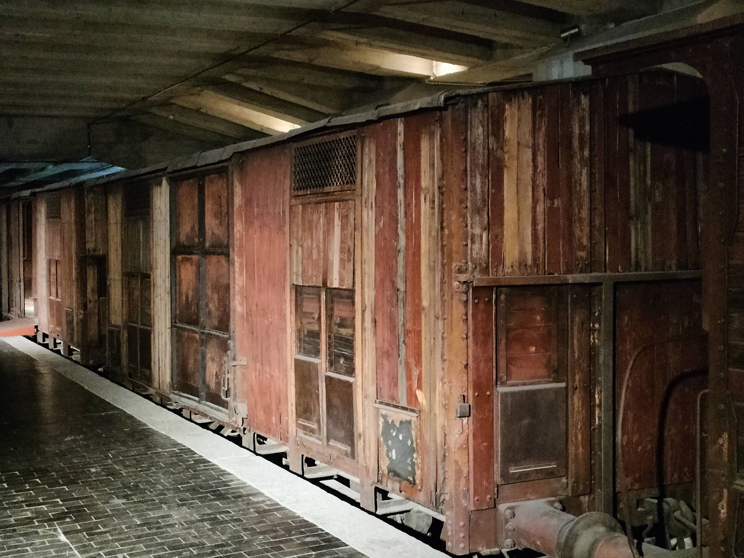 I vagoni usati per la deportazione