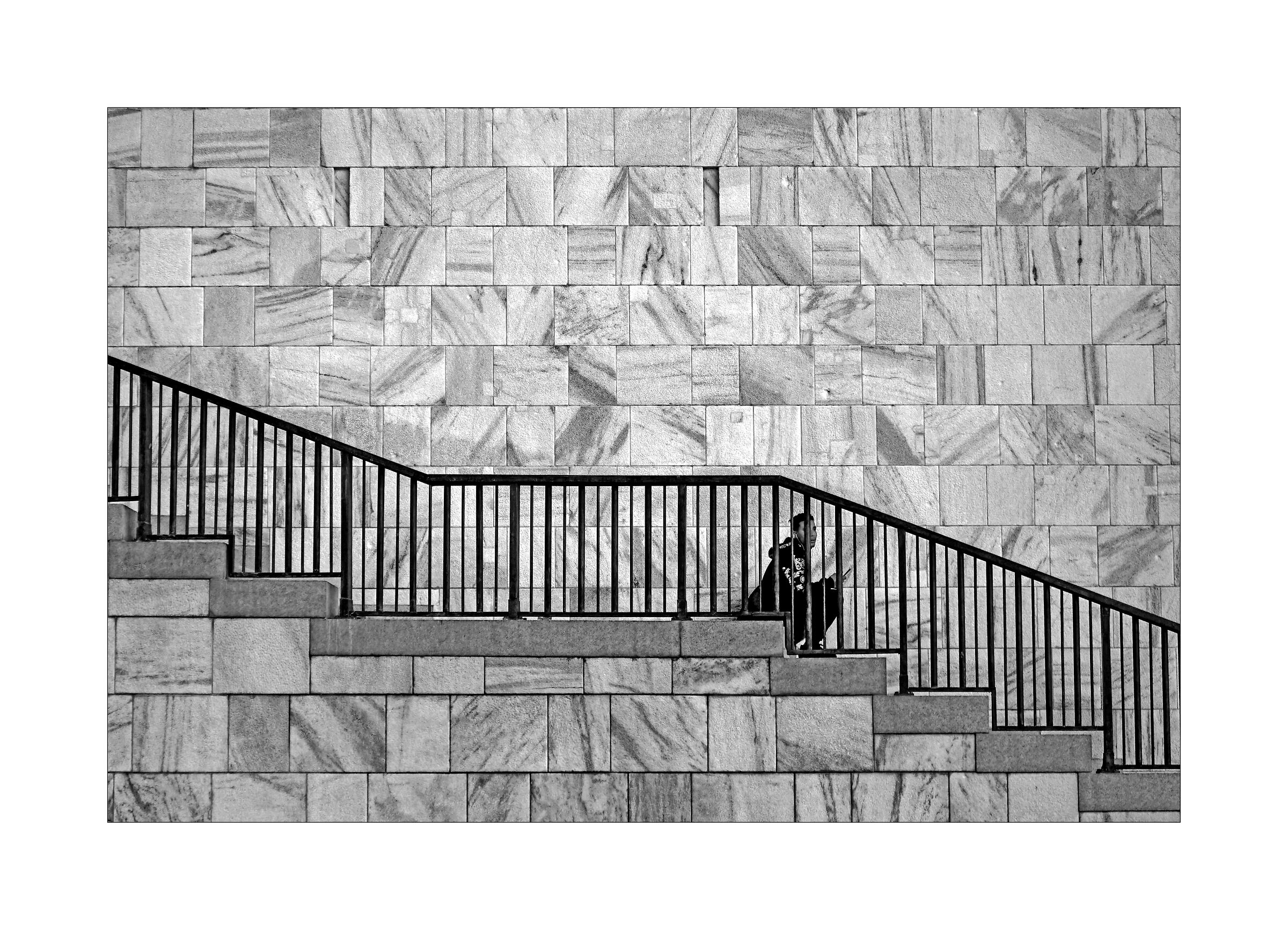 Grid on tiles