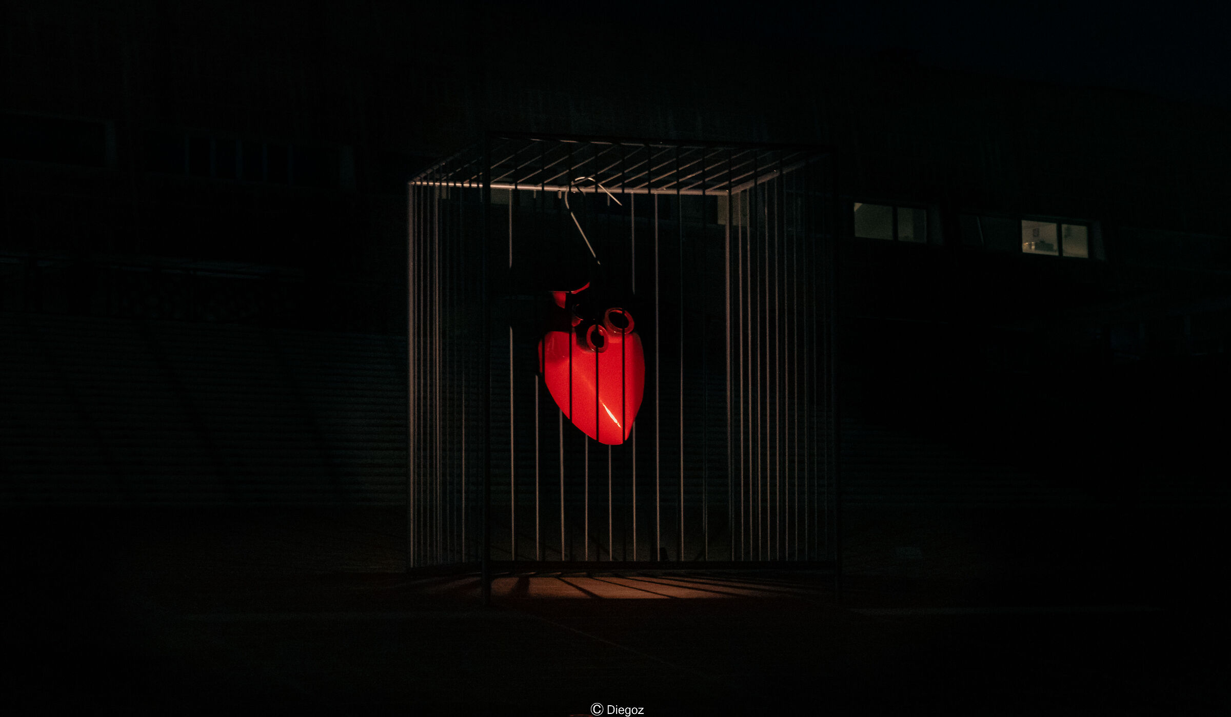 heart in cage