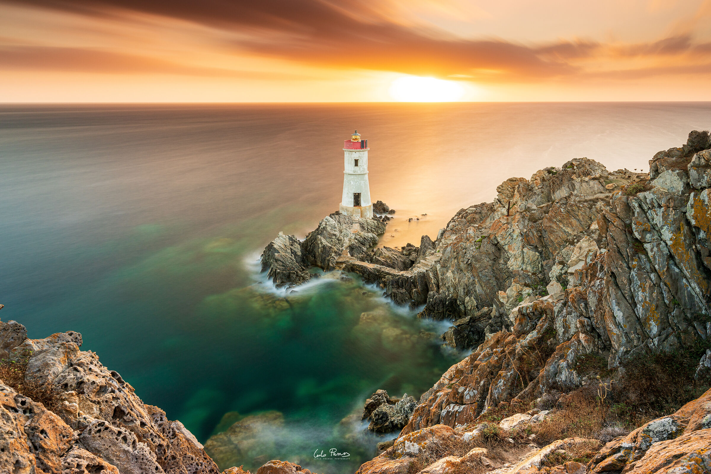 The lighthouse of Capo Ferro