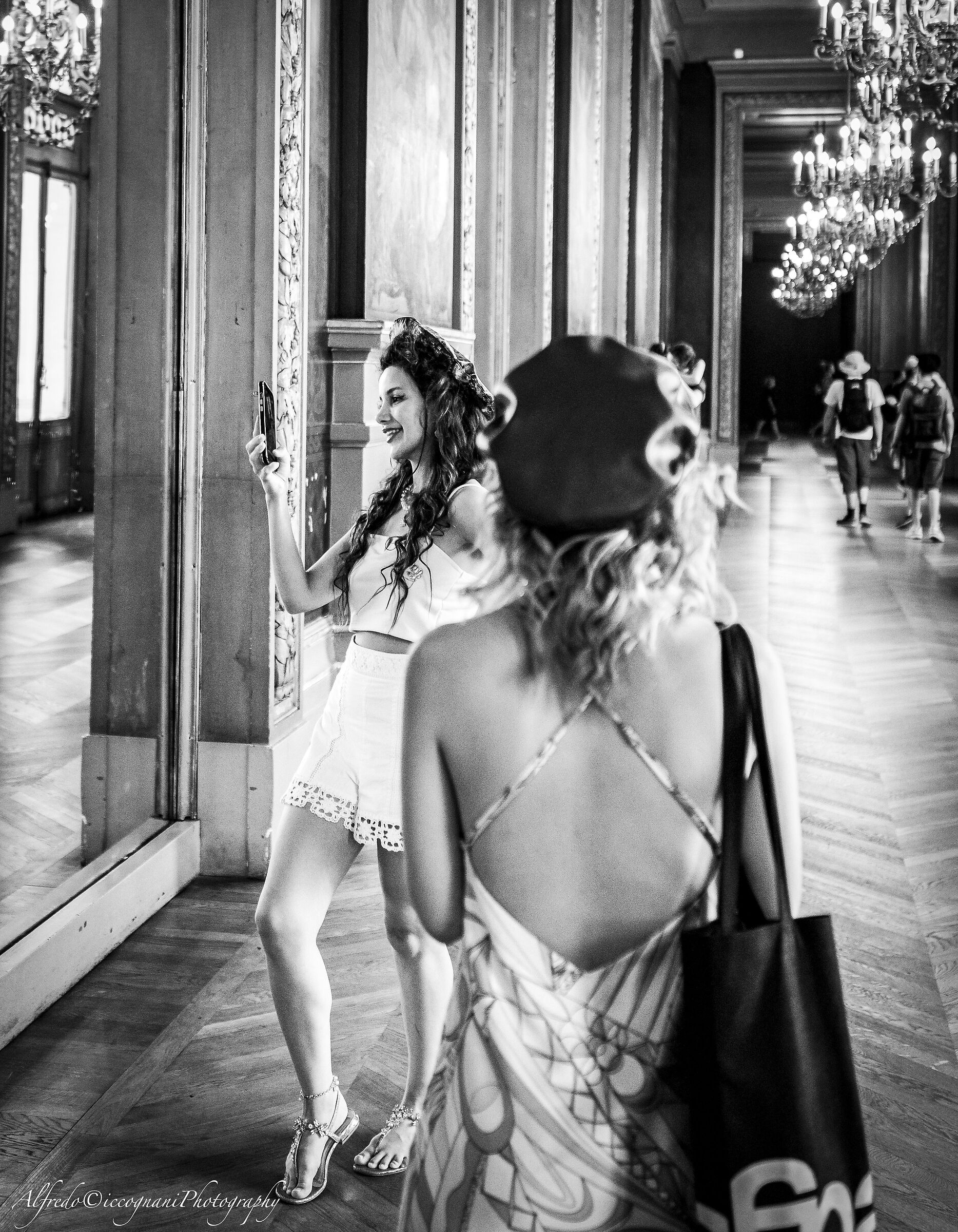 Nei saloni dell'Opera