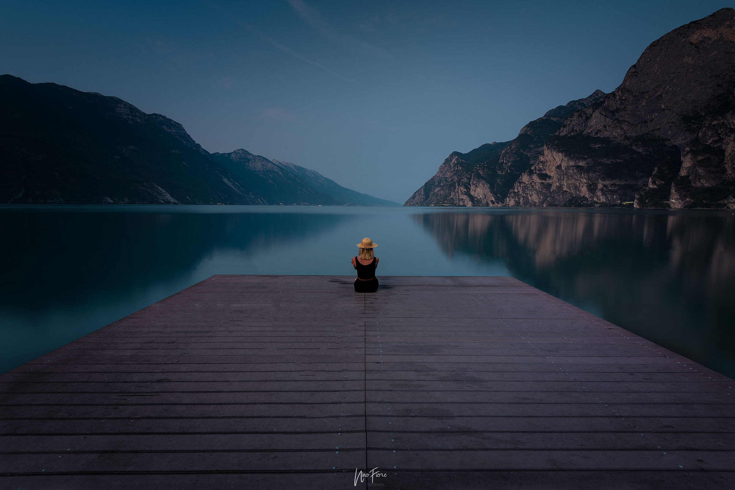 The blue hour just for her