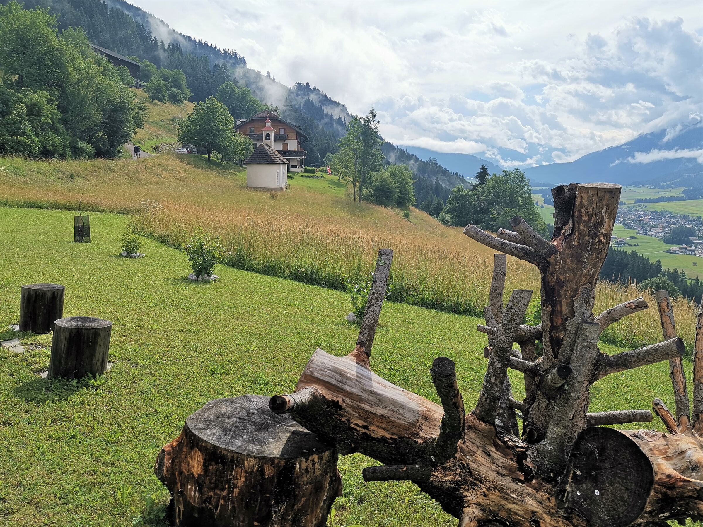 Small church on the slopes of Villabassa