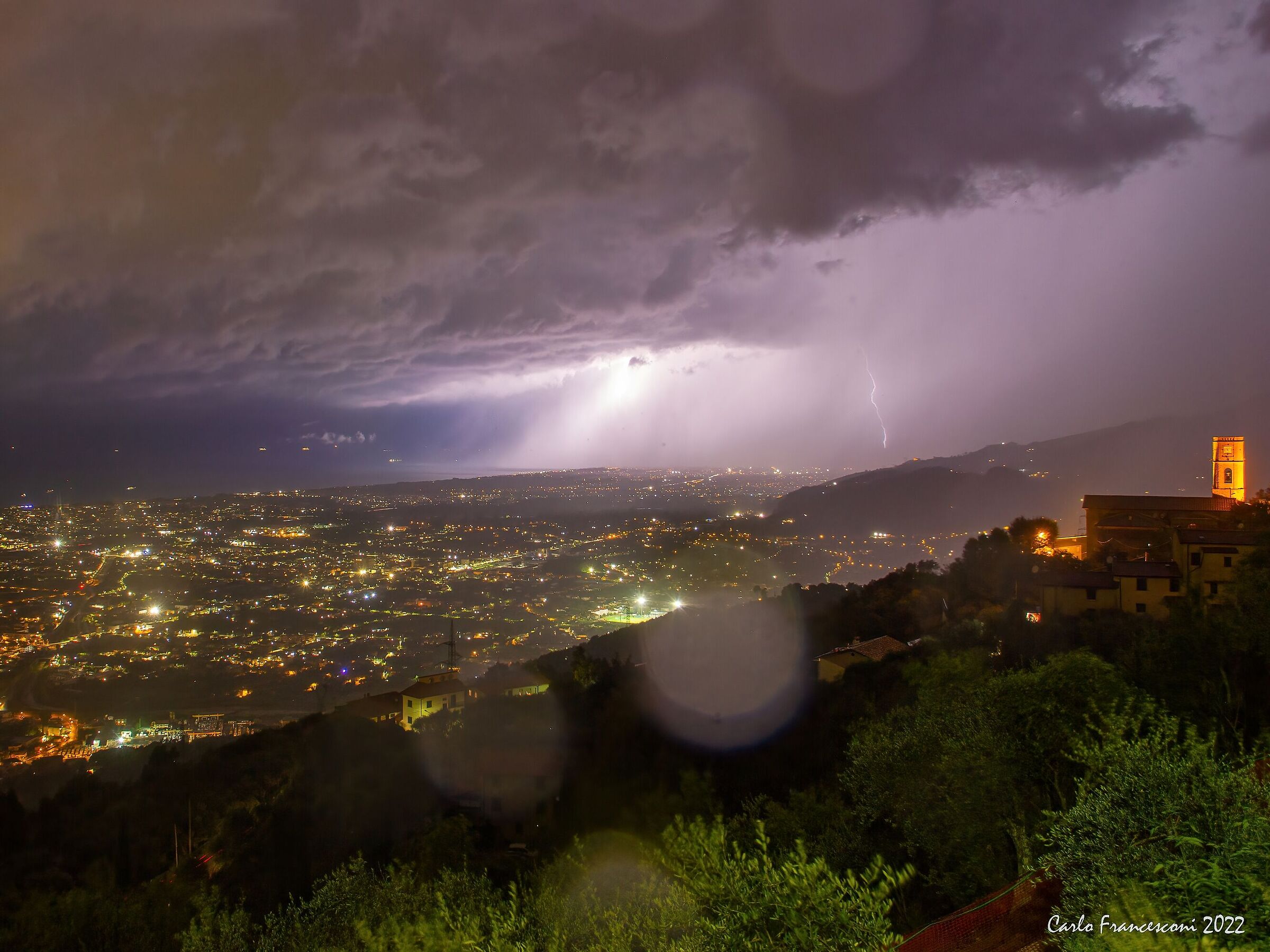 Lightning from capriglia - Pietrasanta