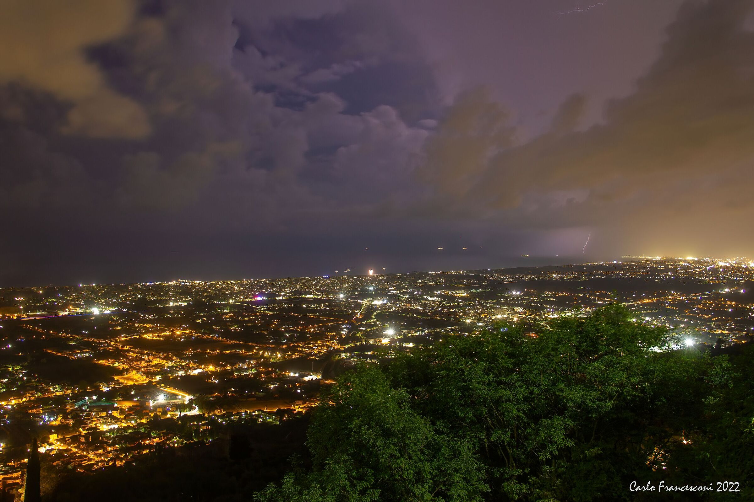 Lightning from Capriglia - Pietrasanta