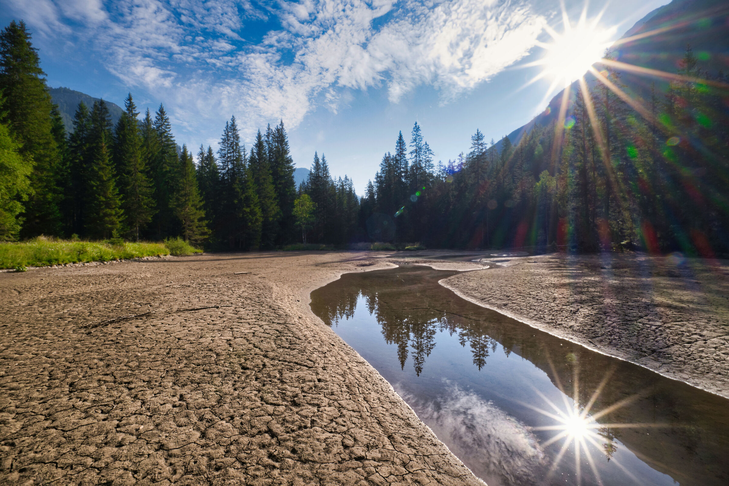 It was an alpine pond