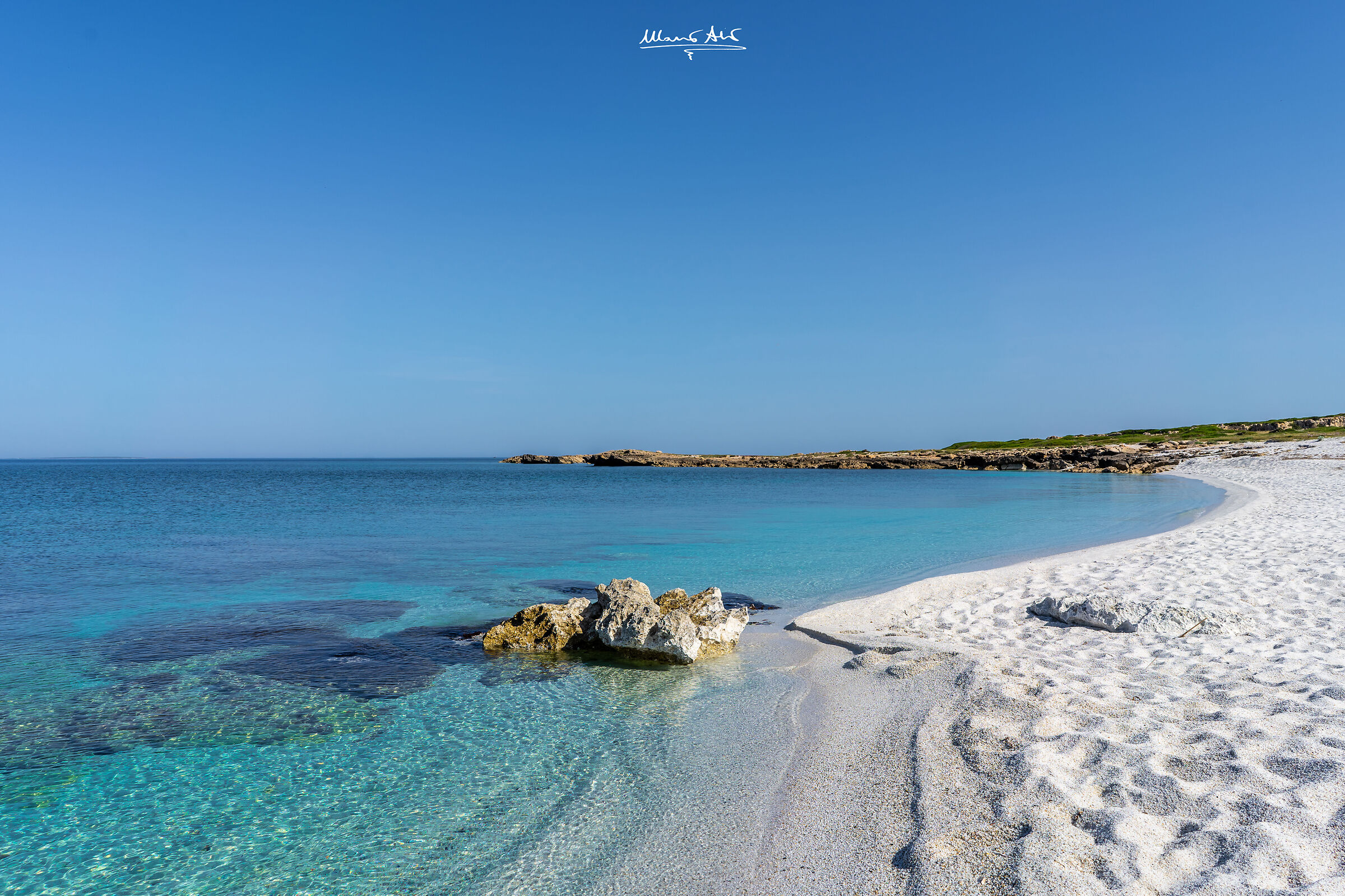 Spiaggia su Crastu Biancu