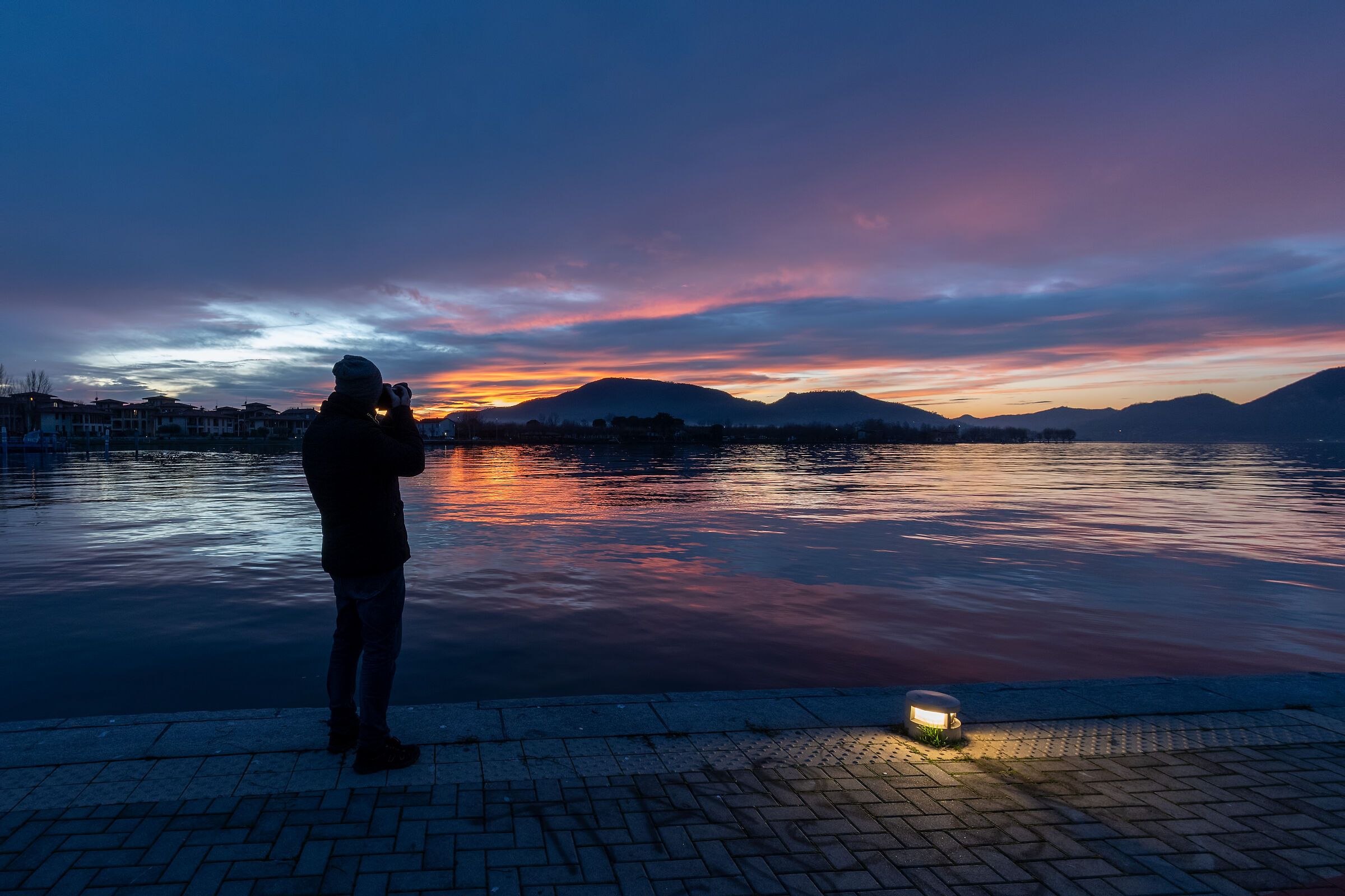 Io me .. autoritratto al tramonto