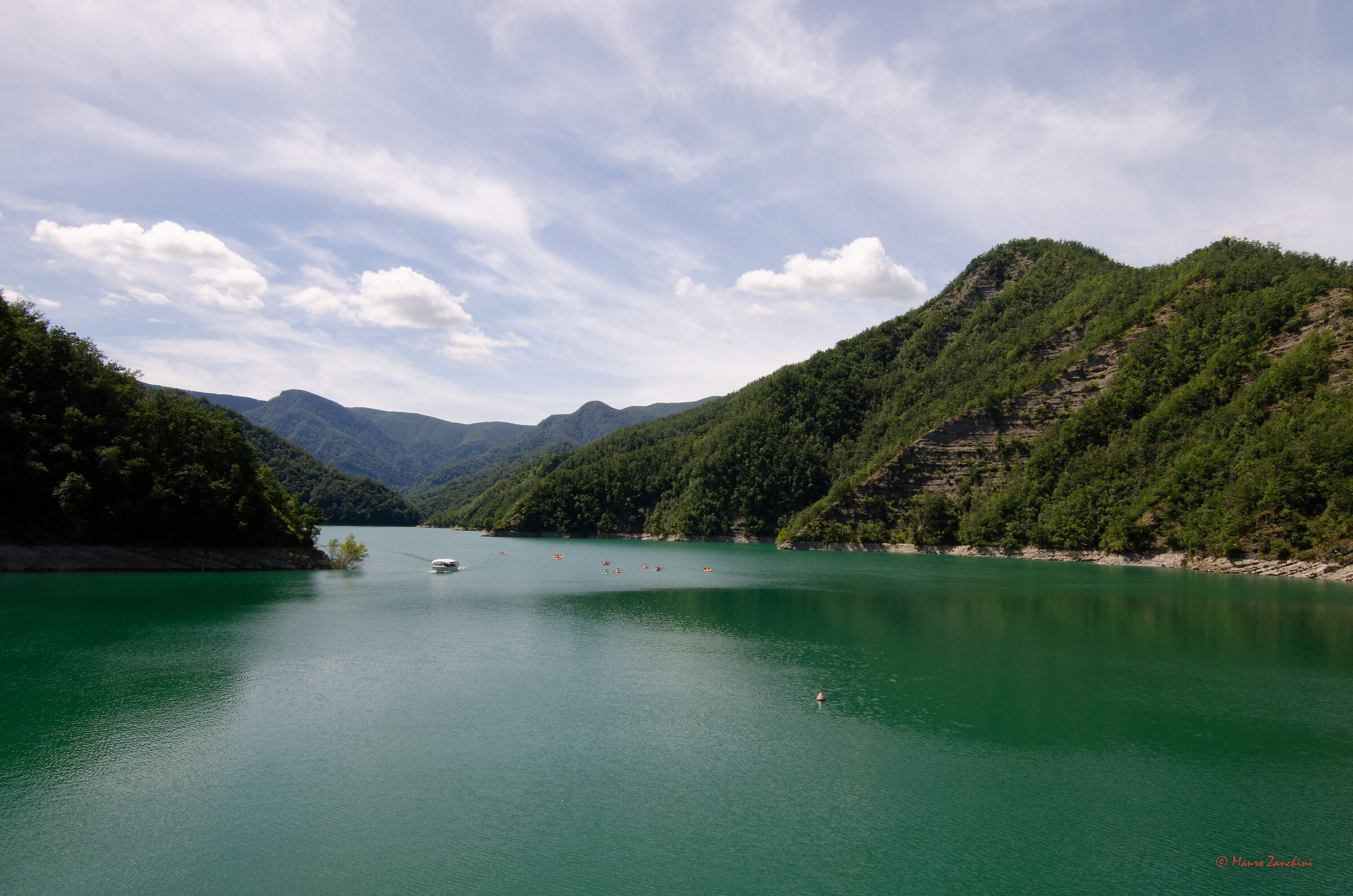 Lago diga di Ridracoli