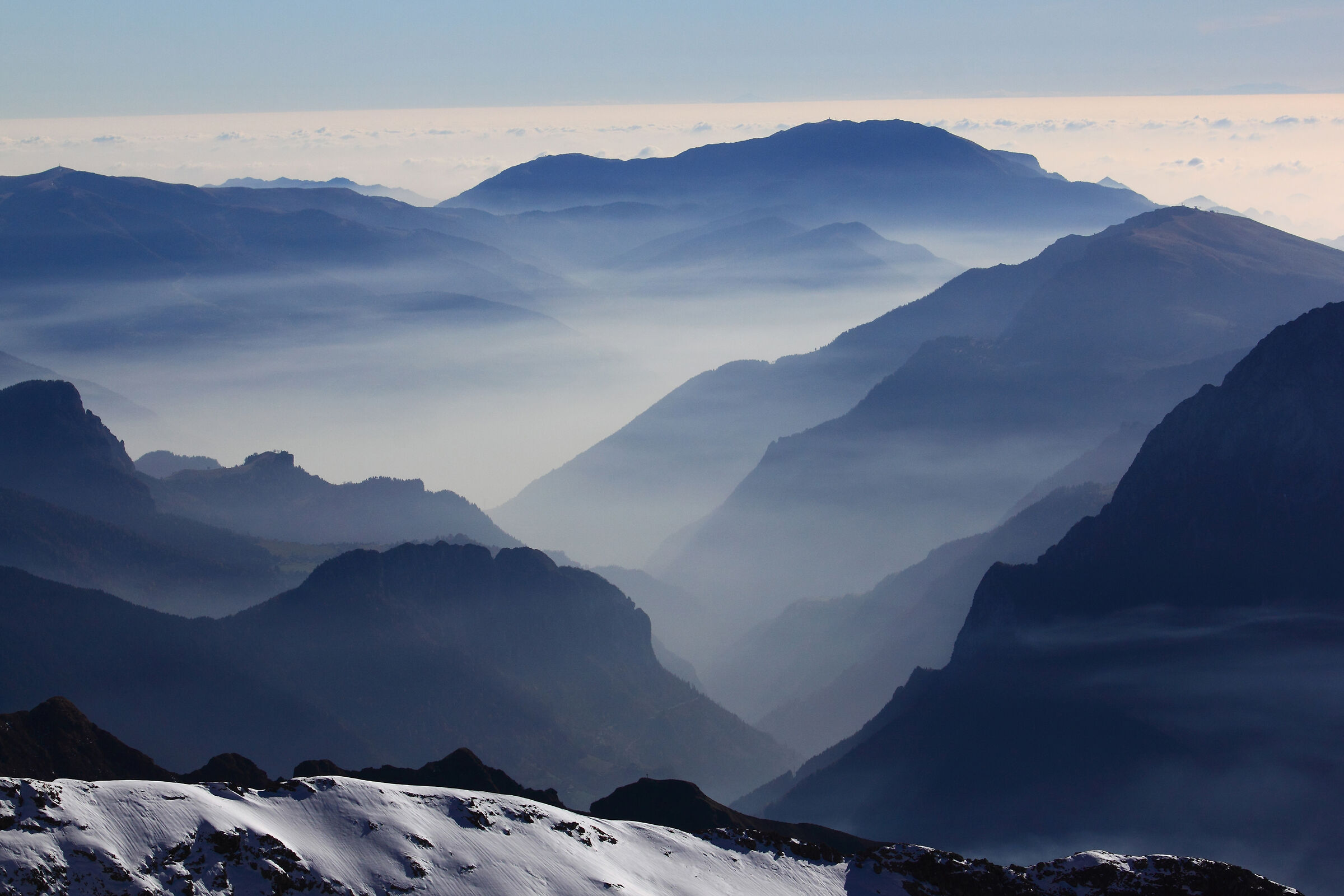 contemplating the celestial mountains