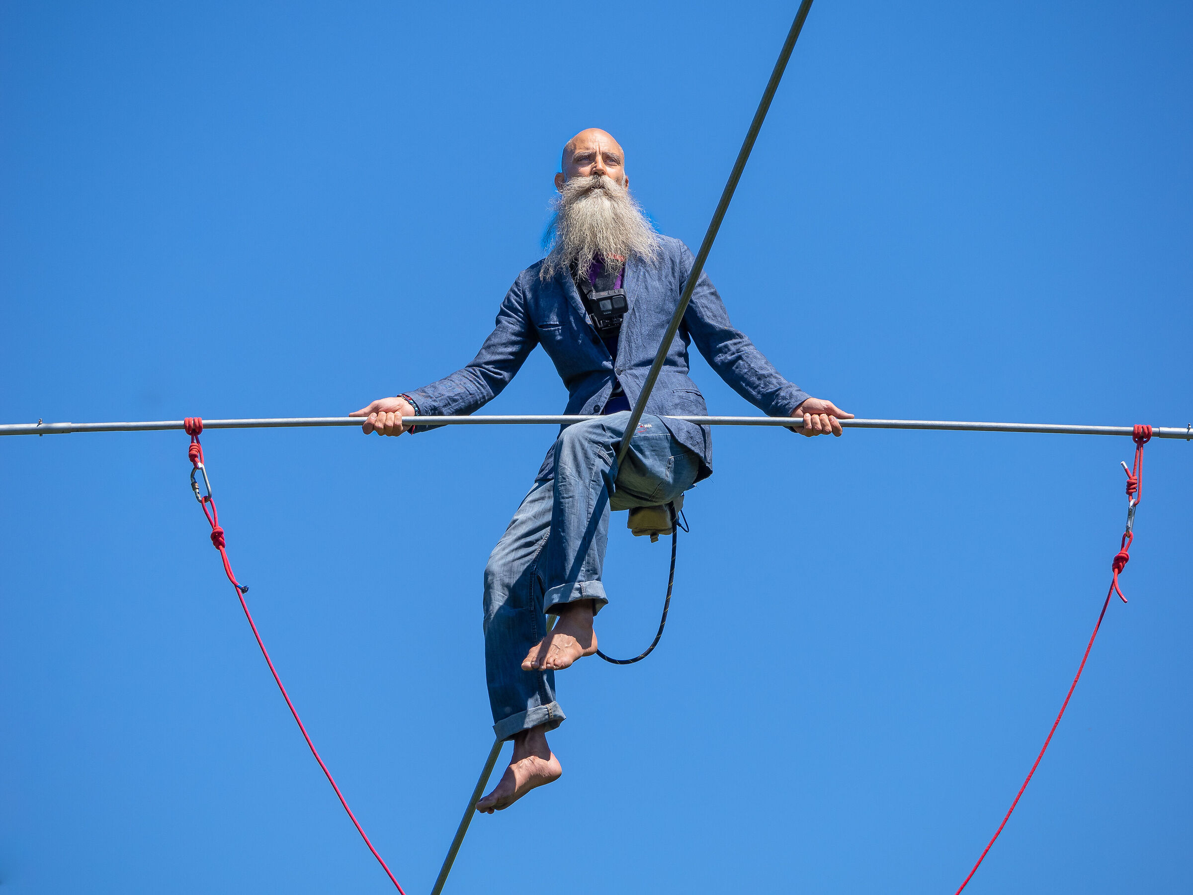 The tightrope walker photo 3 "the stop"