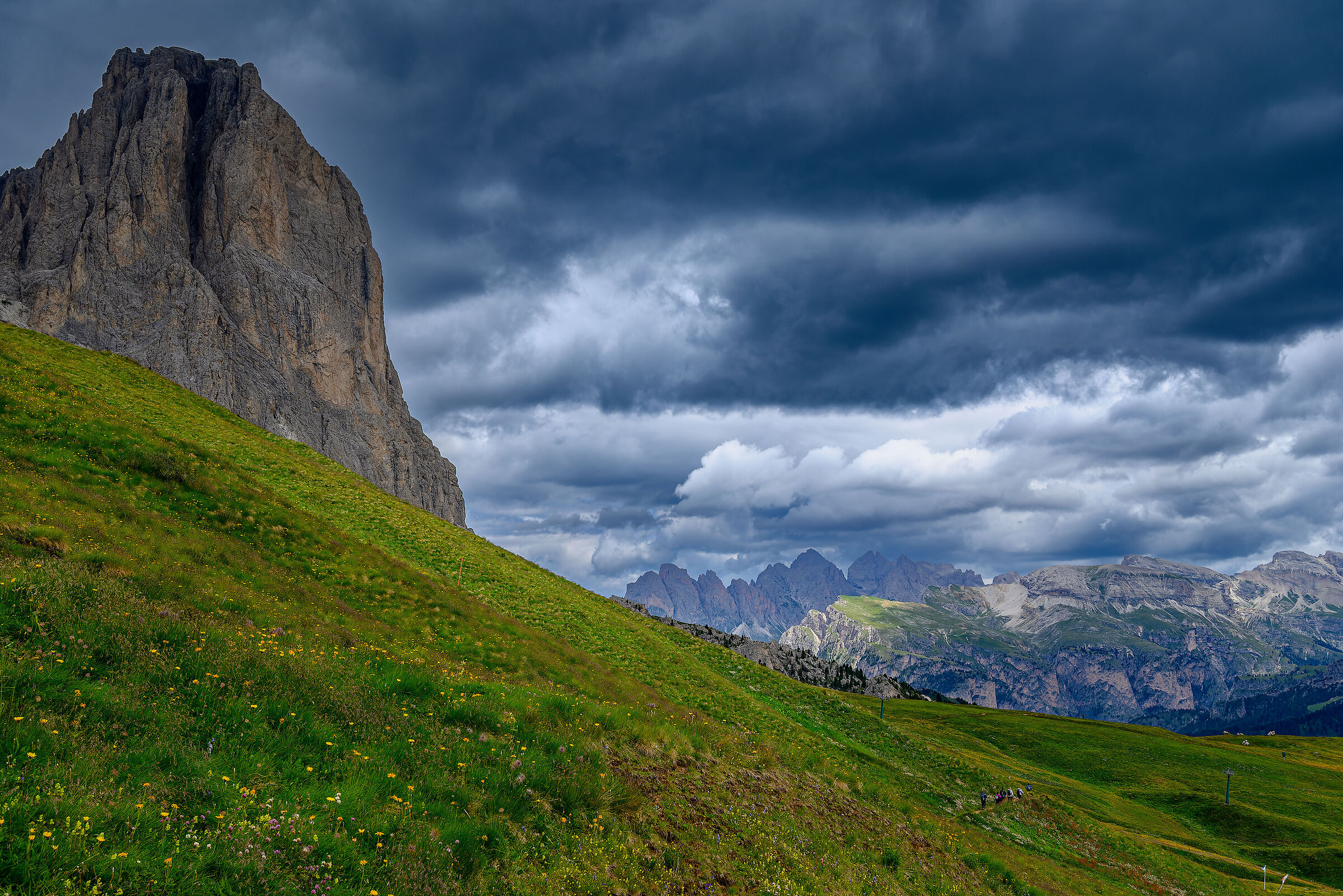 Passo Sella: Sassolungo e Valgardena